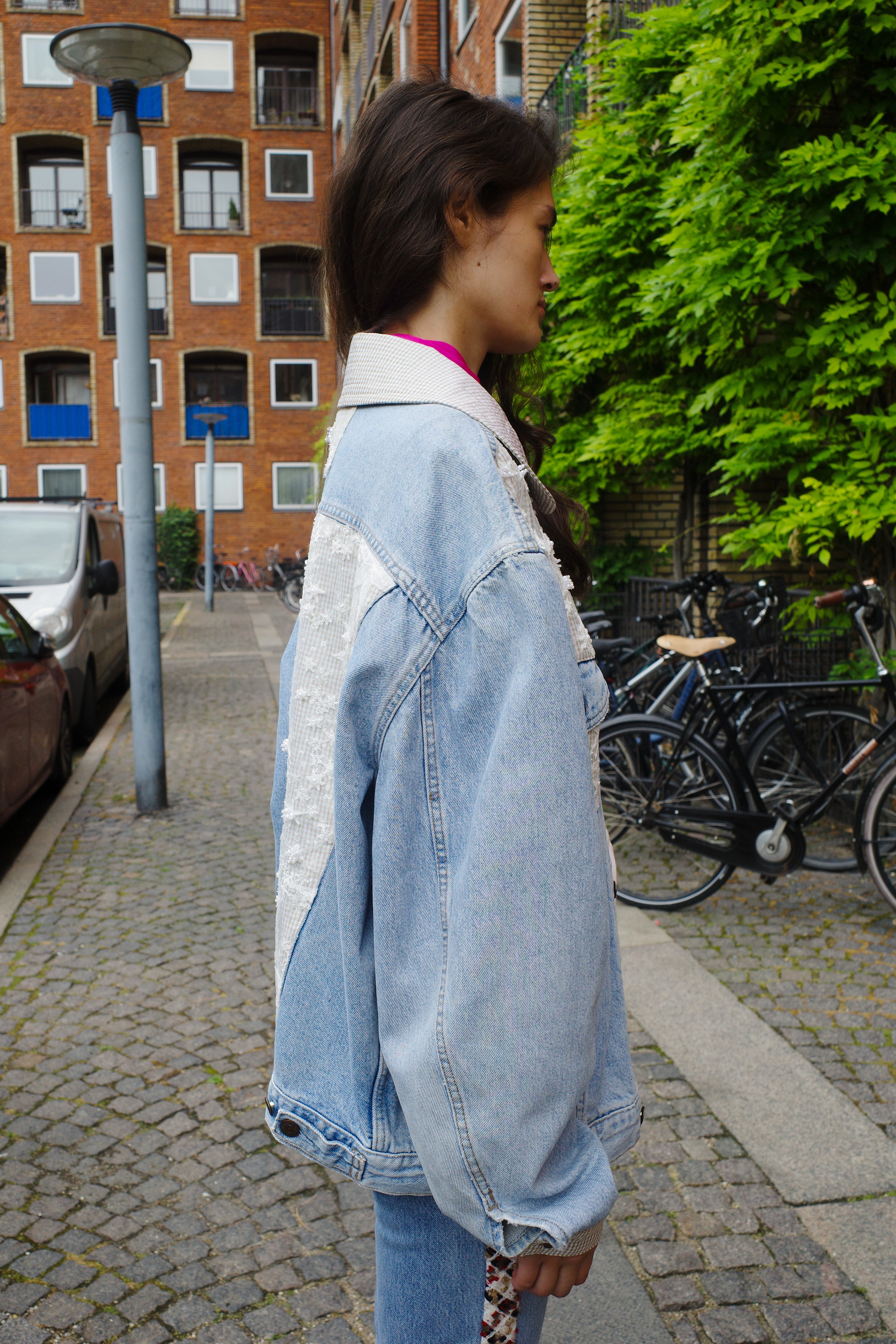 Upcycled Denim Jacket - One of a kind