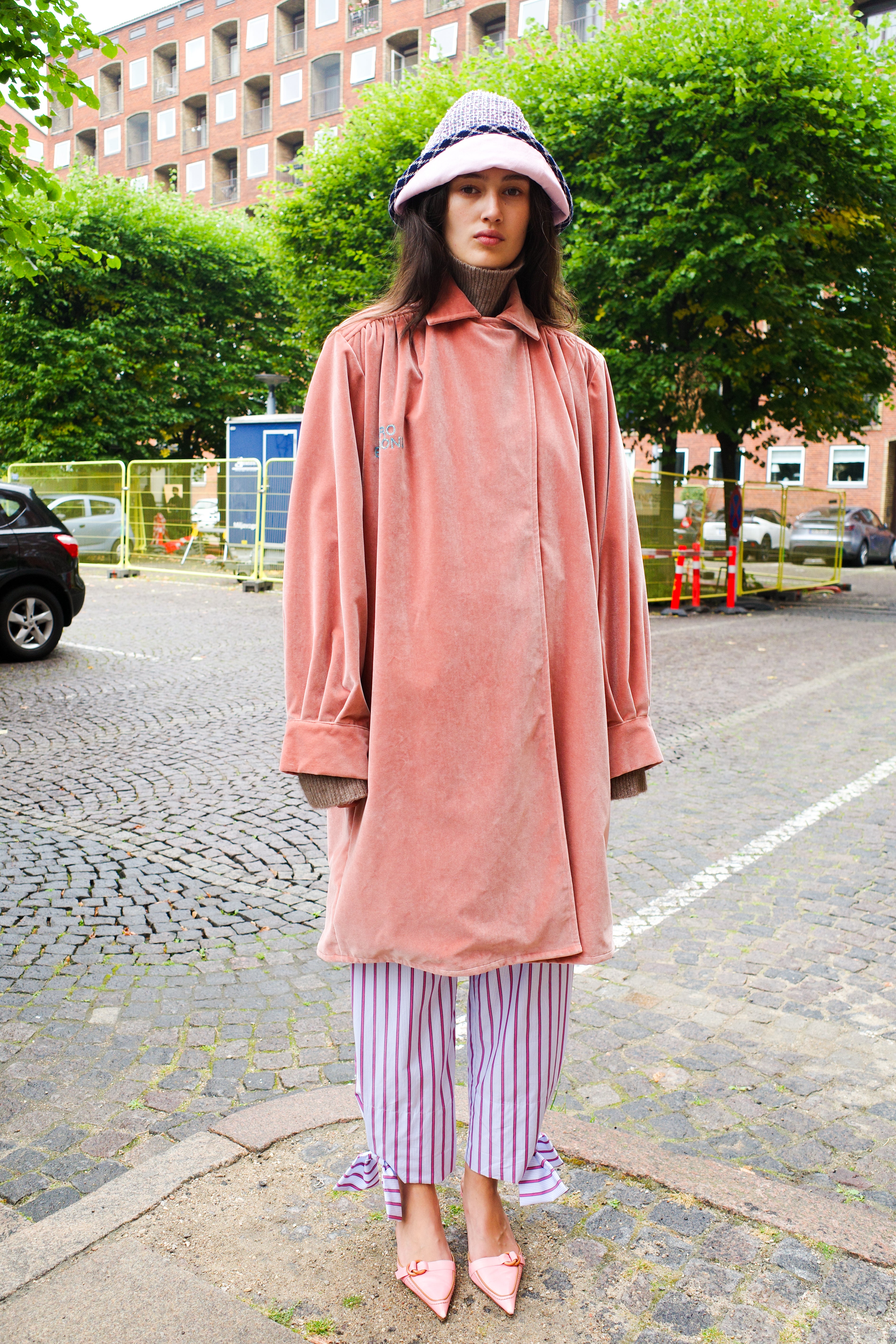 Gaia Coat - pale pink