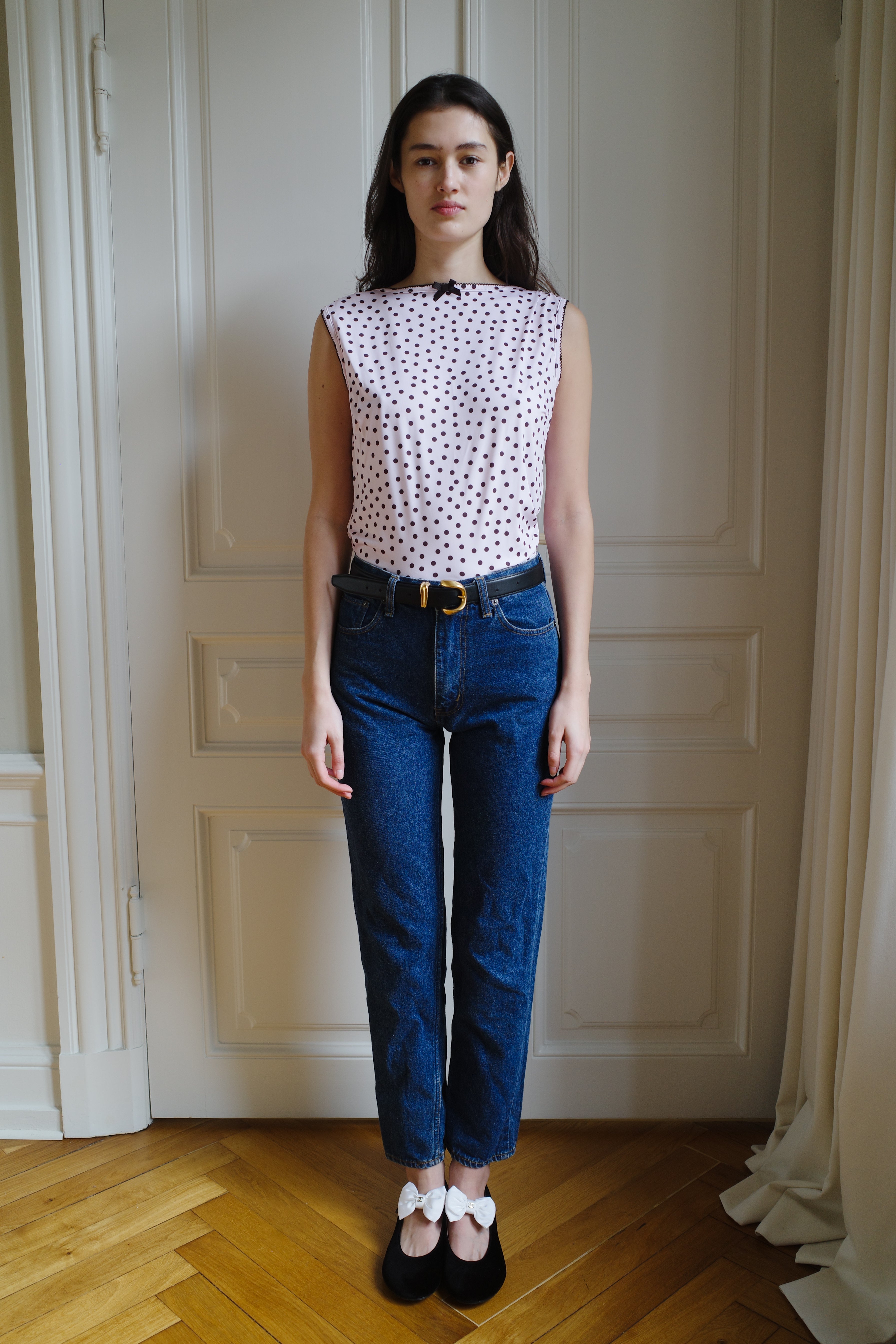 Alexa Top Jersey Pink Dots