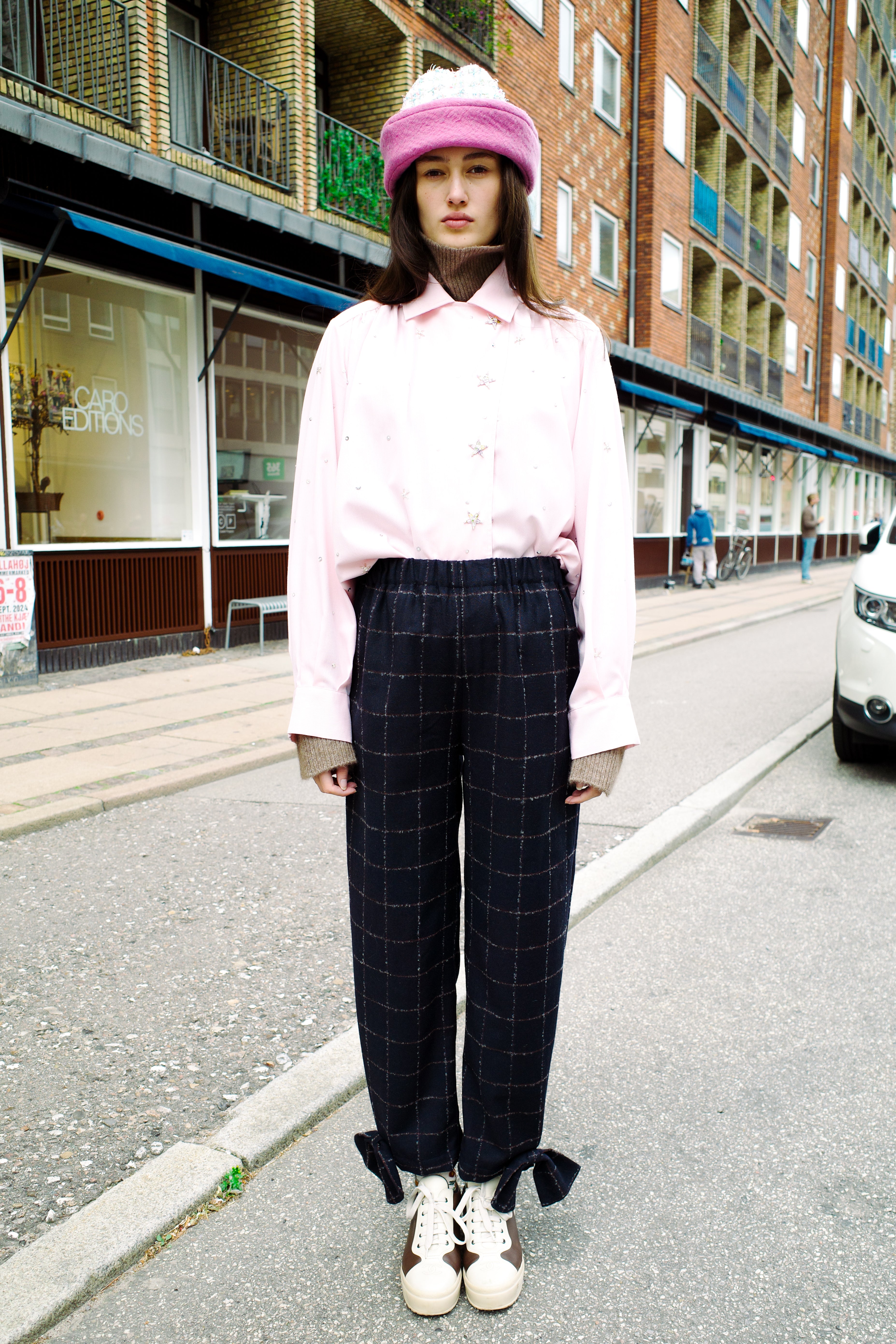 Coco Pants - Checkered with Bow