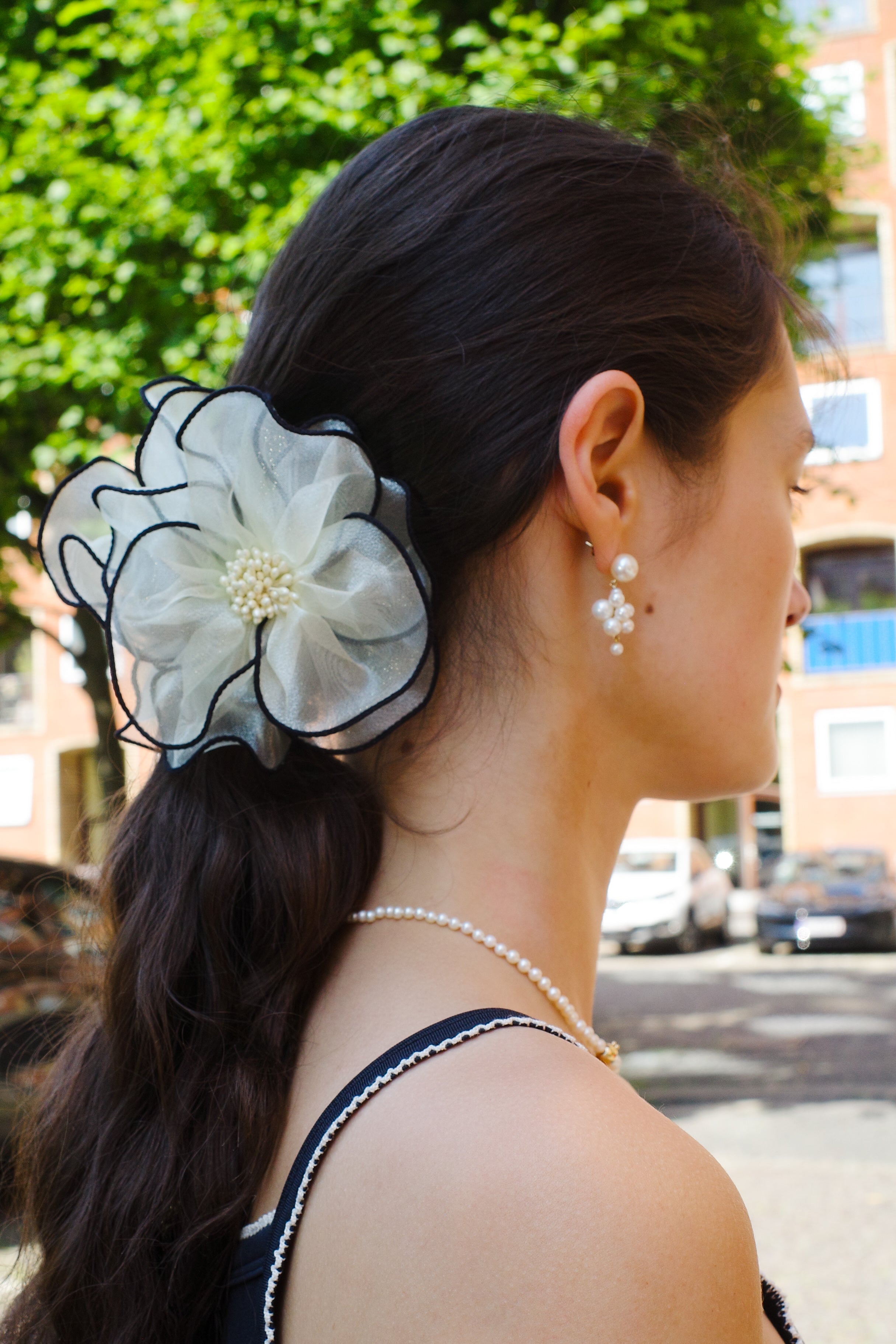 Lily Hair Clip - Cream