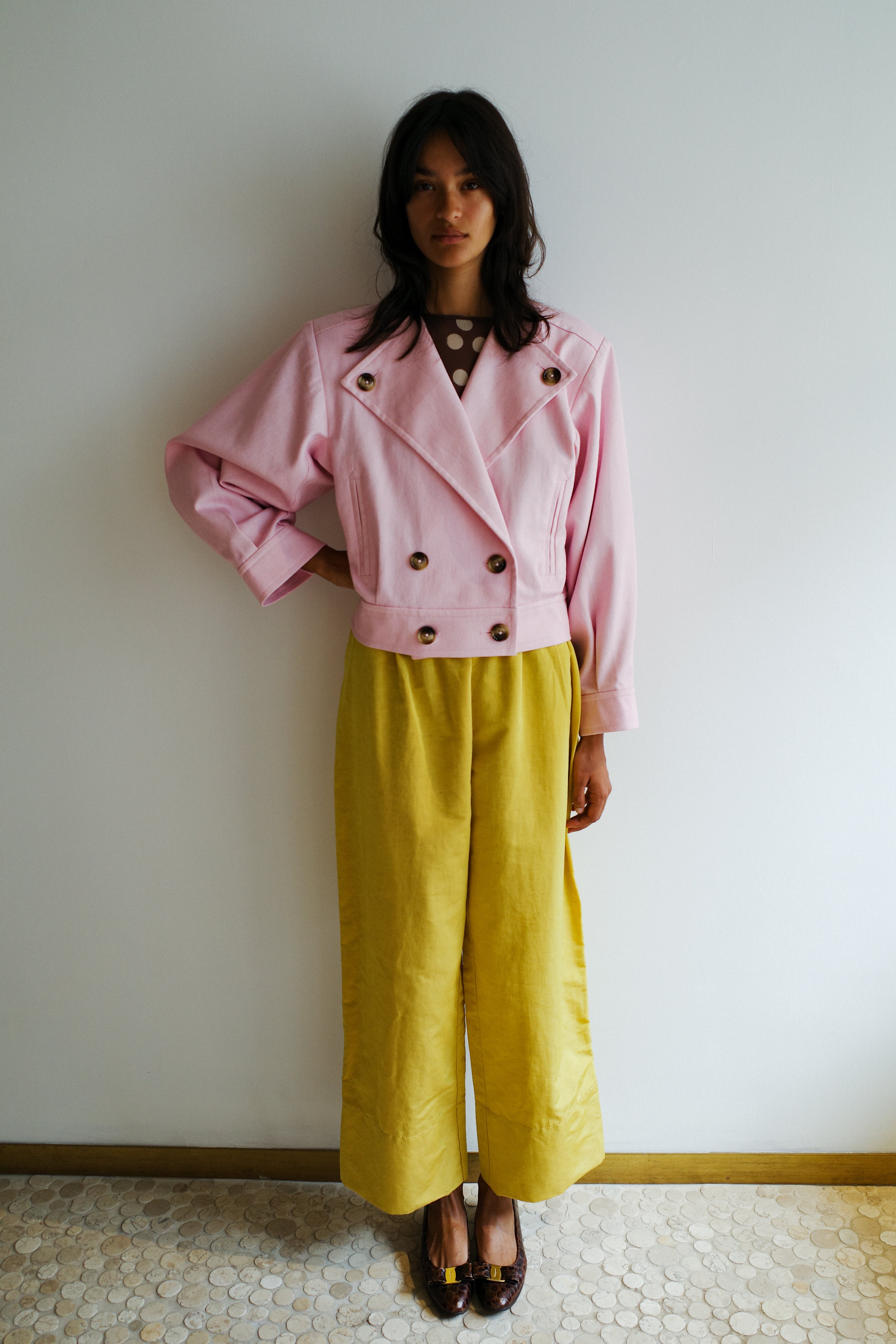 Yoko Bomber - Pale Pink