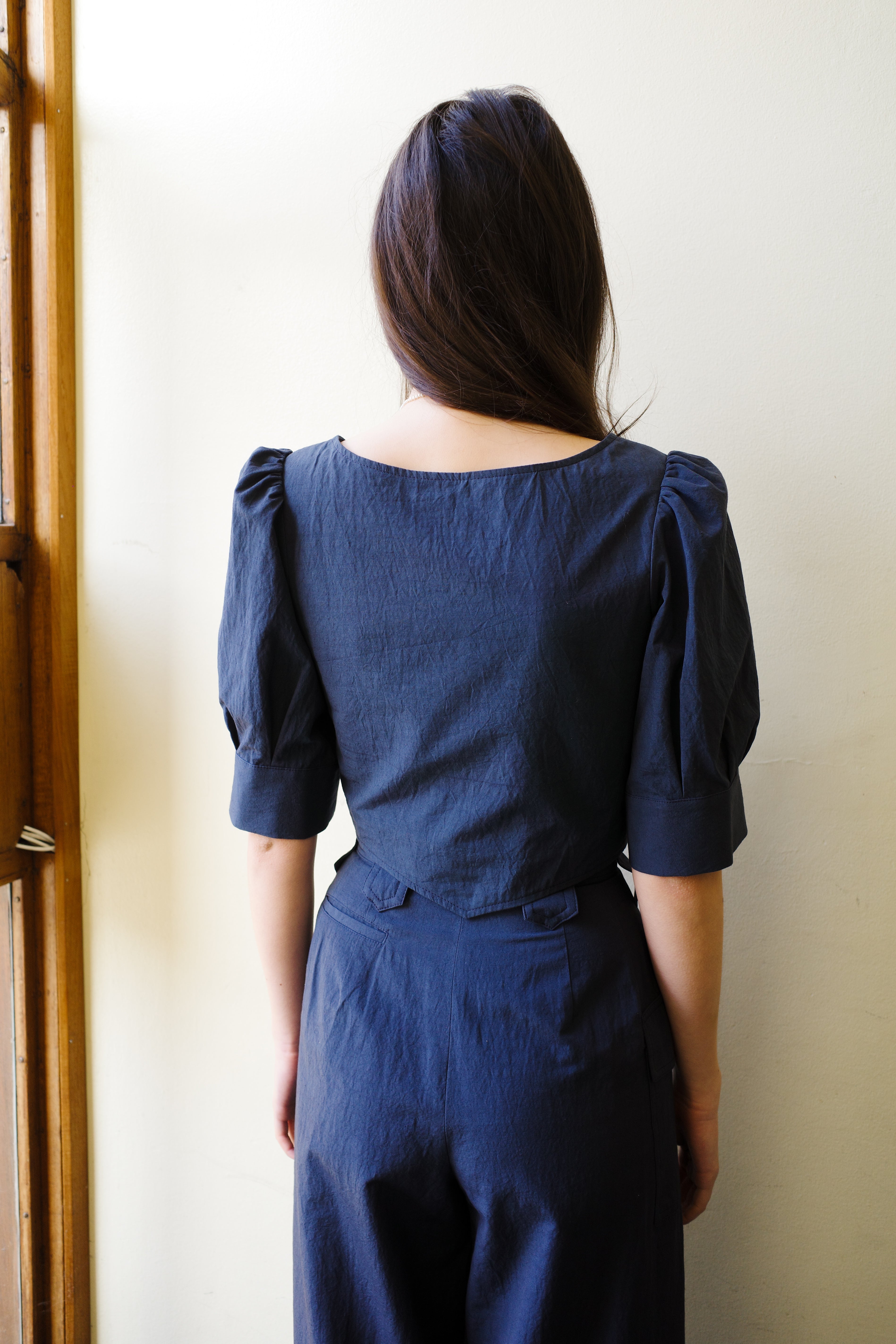 Laura Blouse - Navy