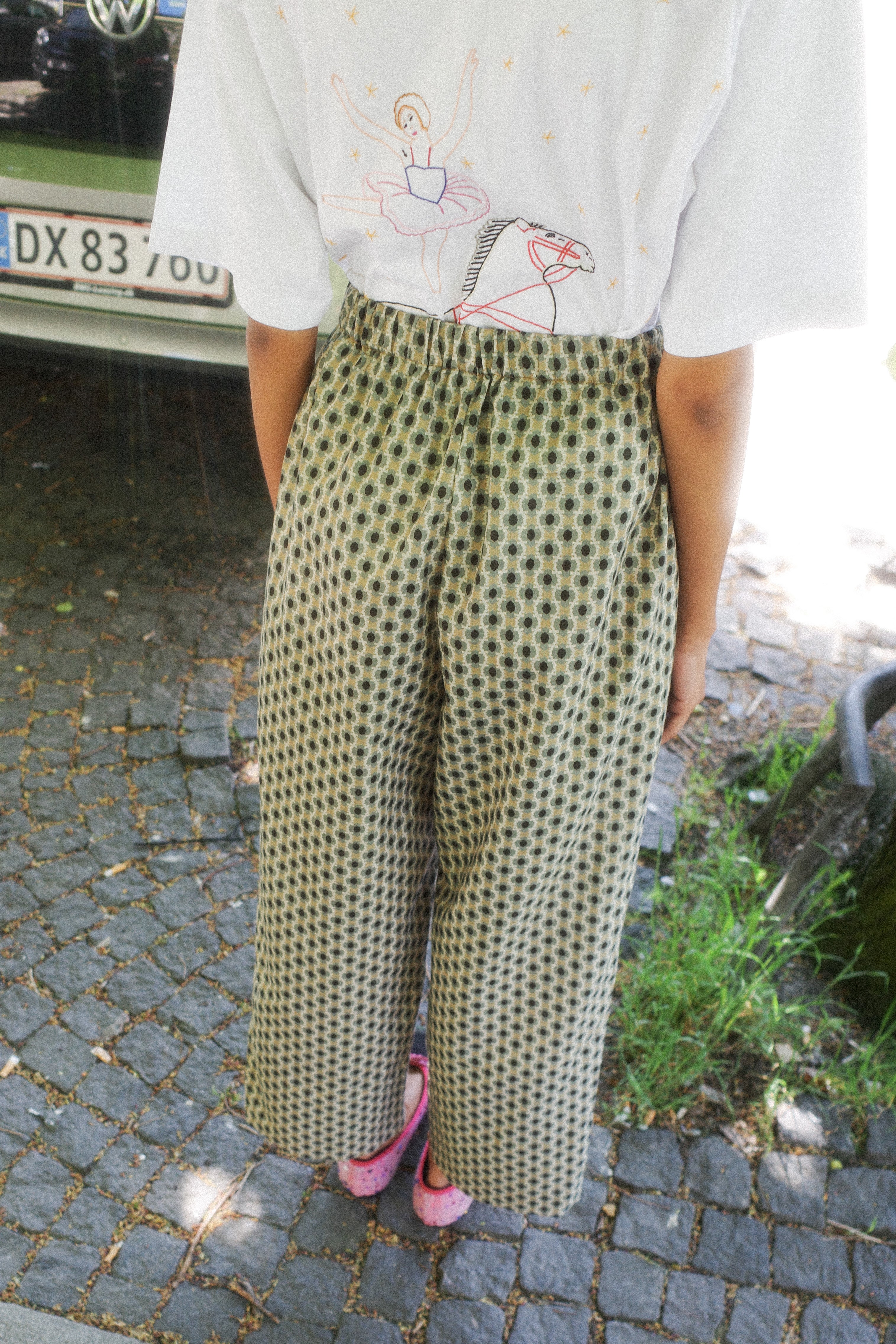 Coco Pants from Deadstock Fabric