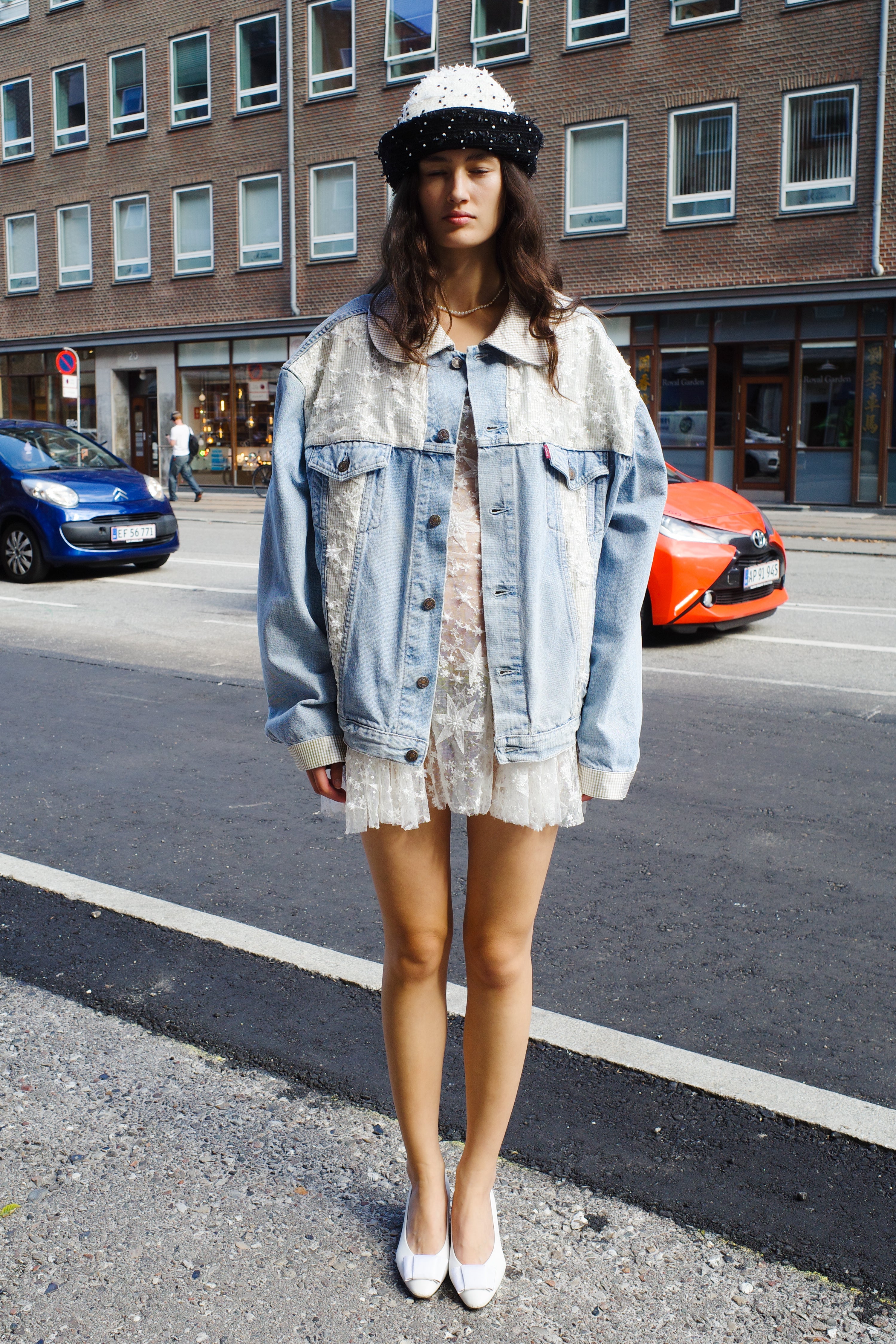 Upcycled Denim Jacket - One of a kind