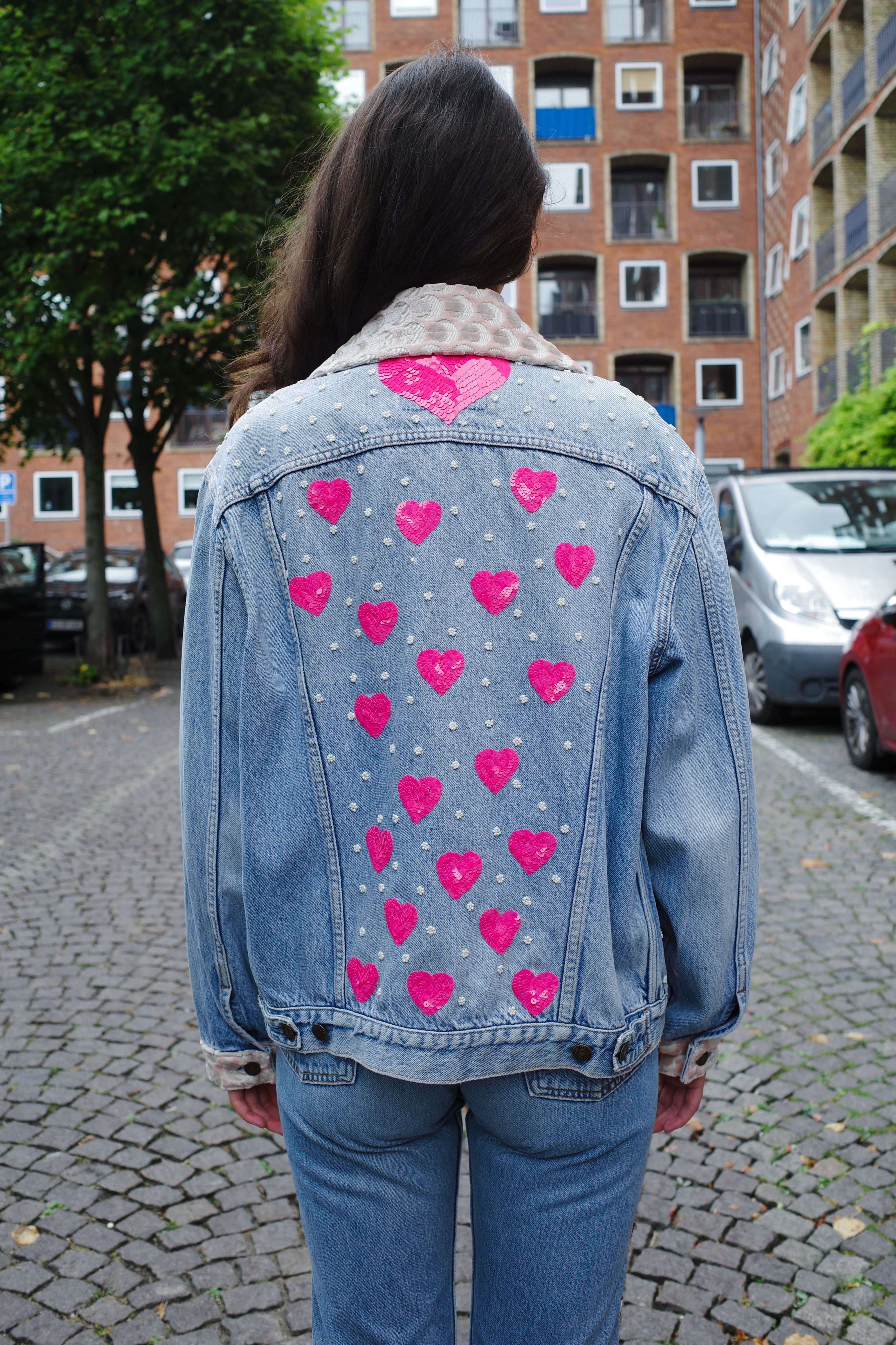 Upcycled Denim Jacket - One of a kind