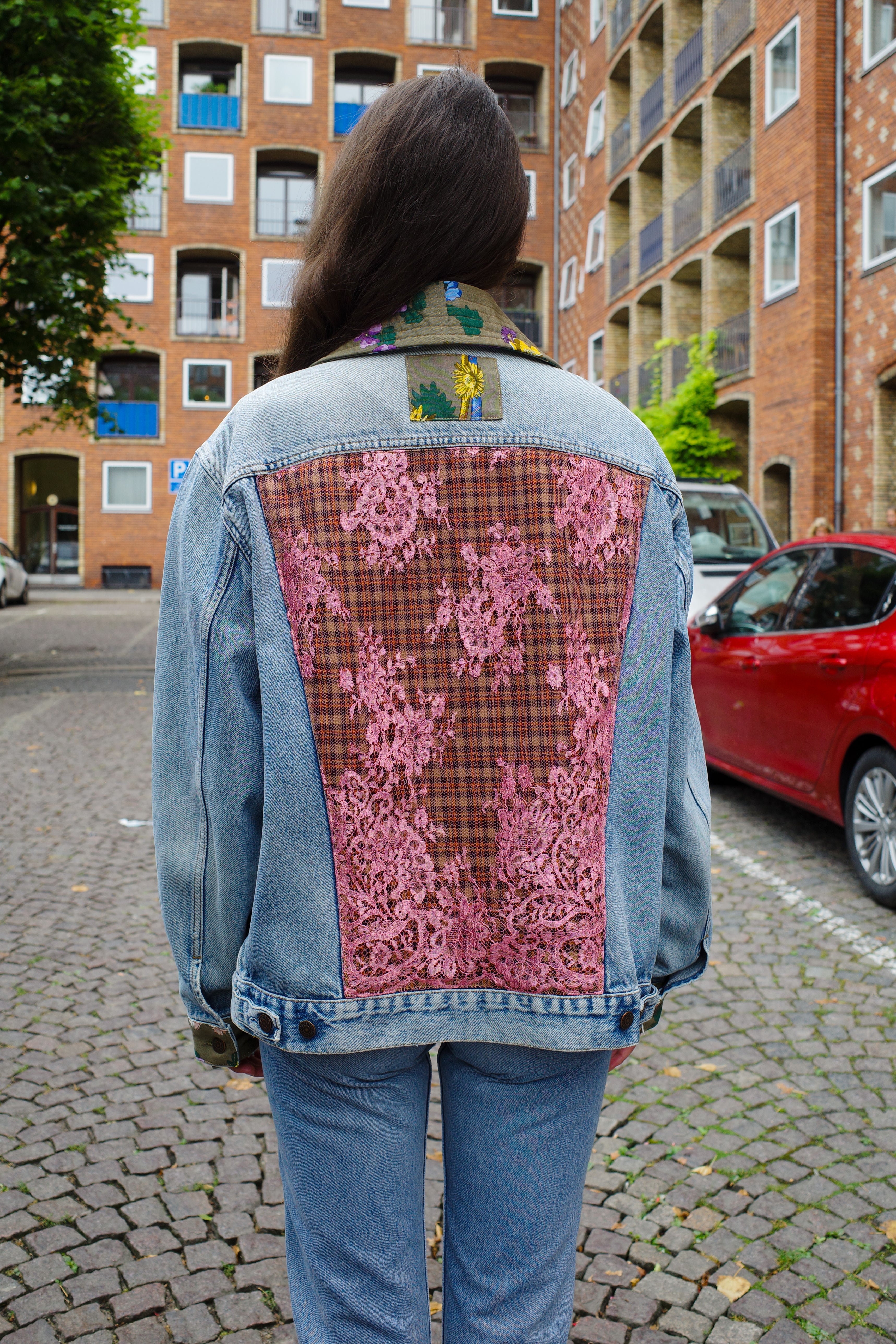 Upcycled Denim Jacket - One of a kind