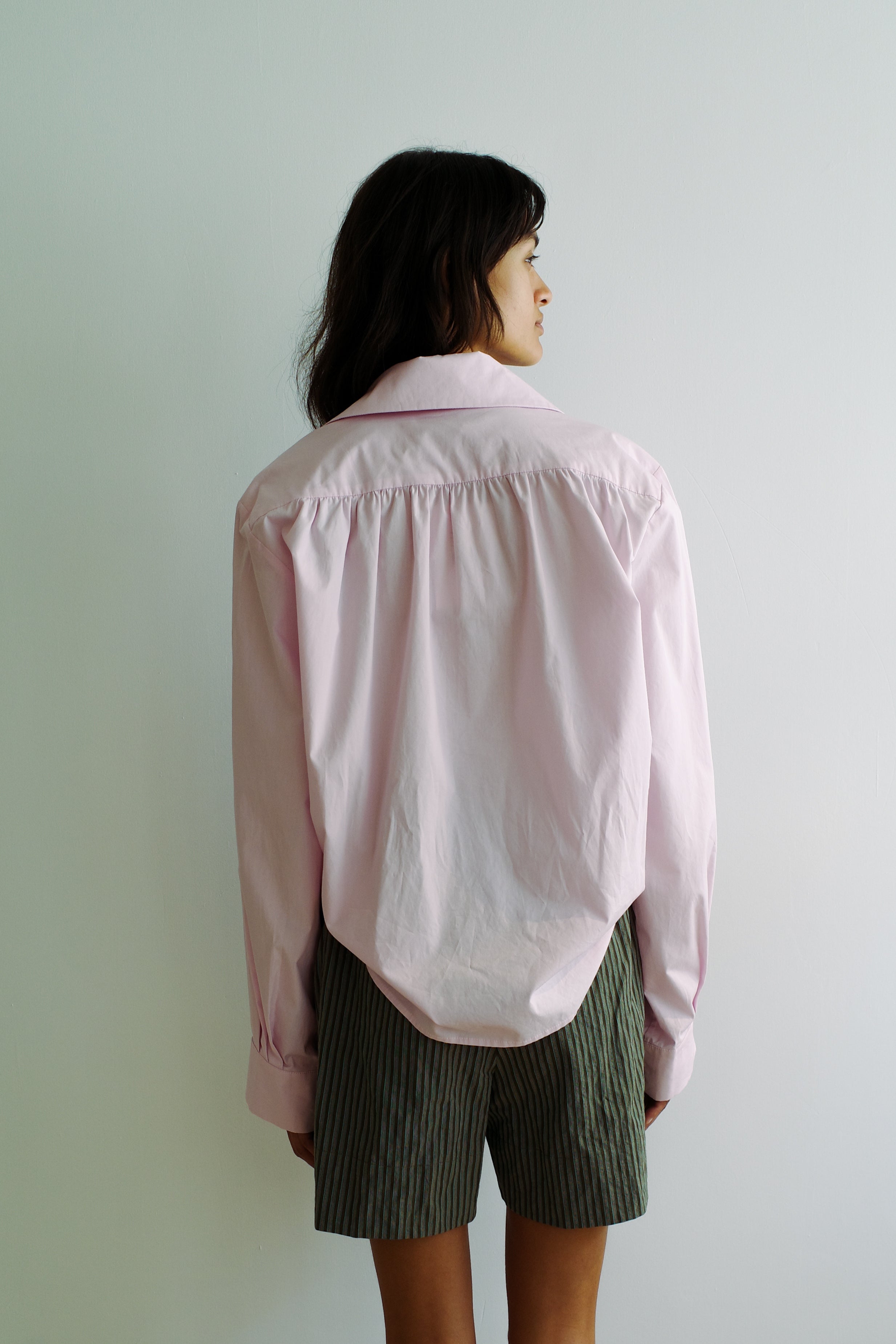 Bonsai Shirt - Pale Pink Poplin