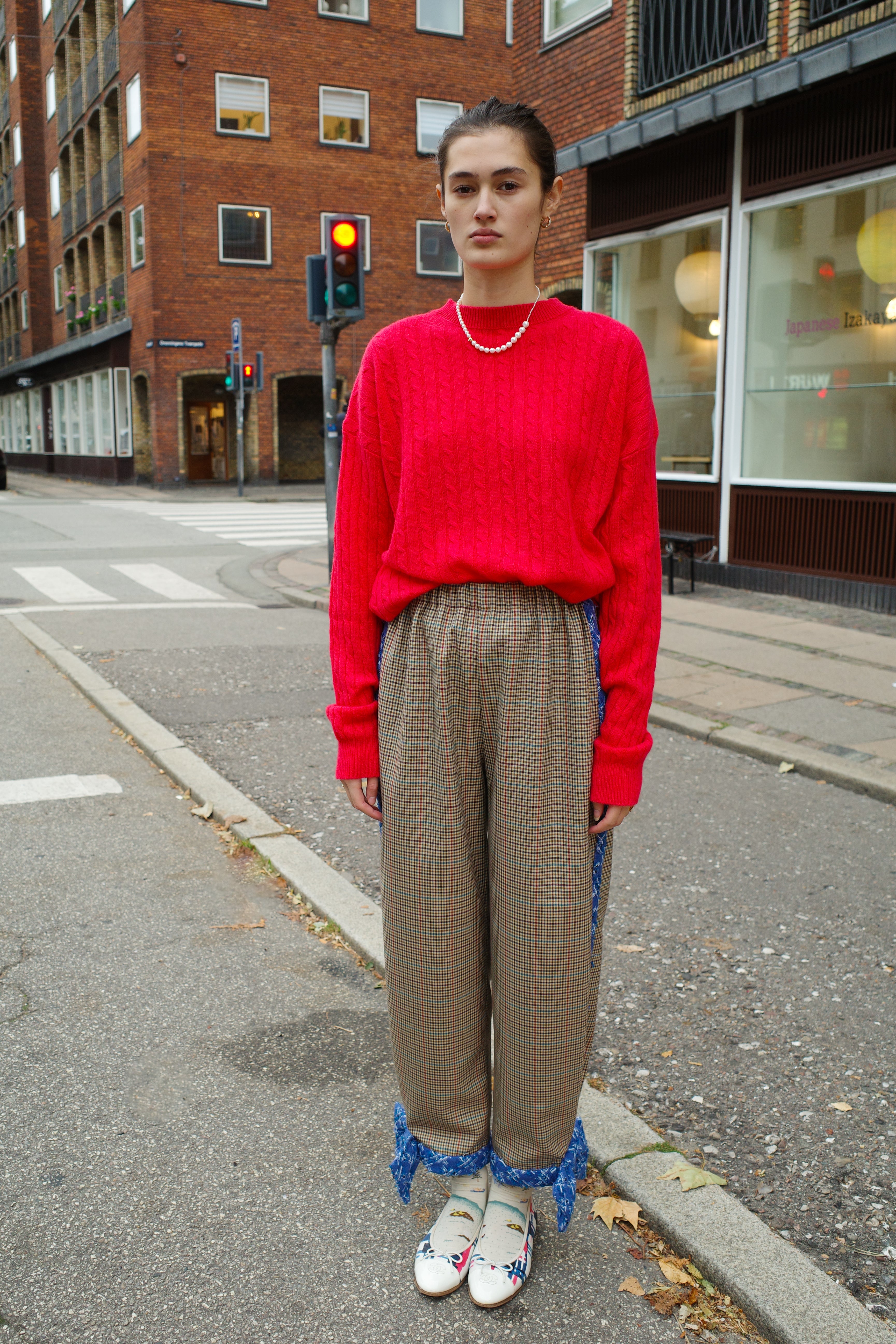 Coco pants - Blue Edges one-of-kind