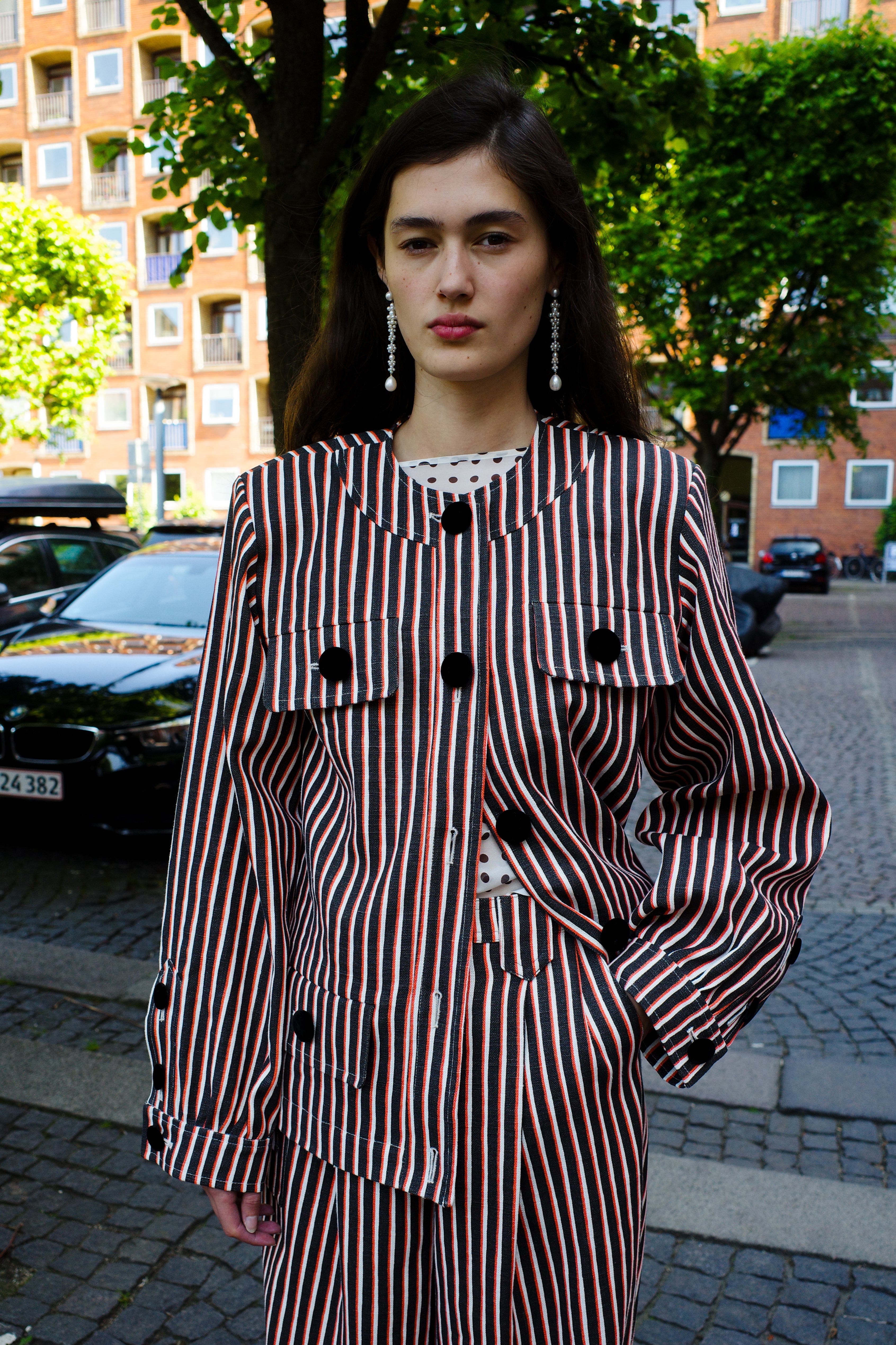 Iggy Jacket Tapet Cafe Multi Stripe
