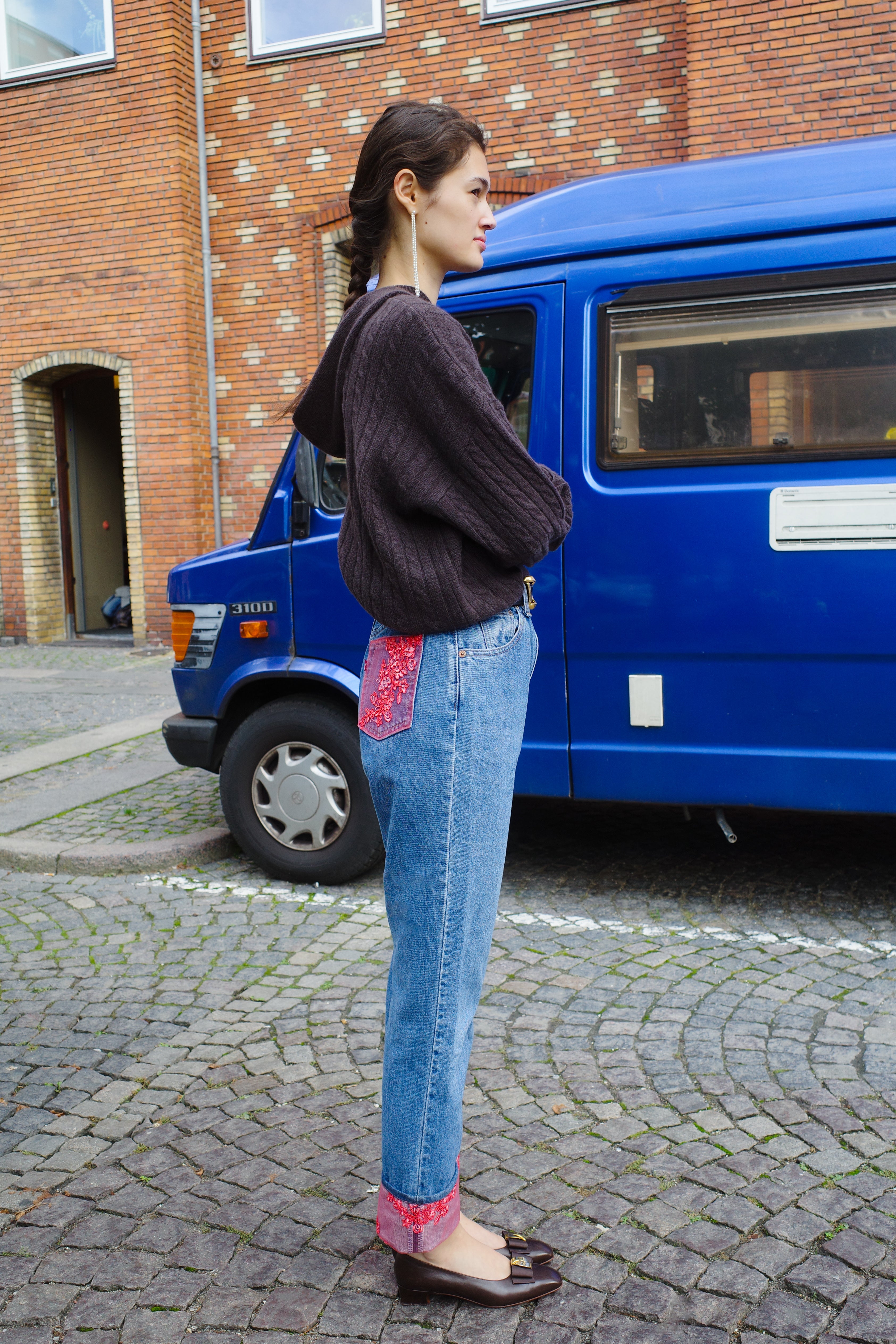 UPCYKLED denim jeans - one of a kind