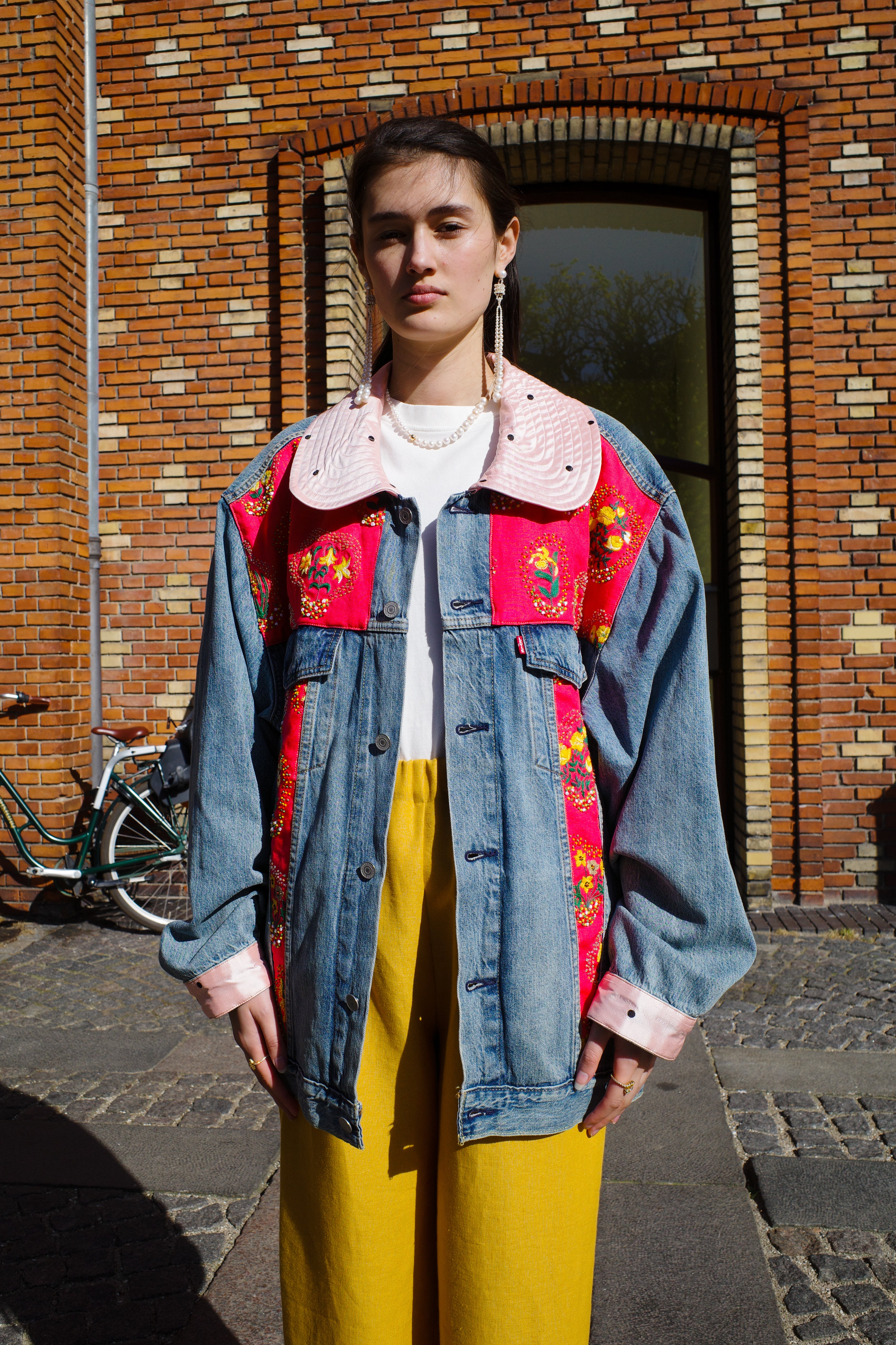 Upcycled Denim Jacket - One of a kind