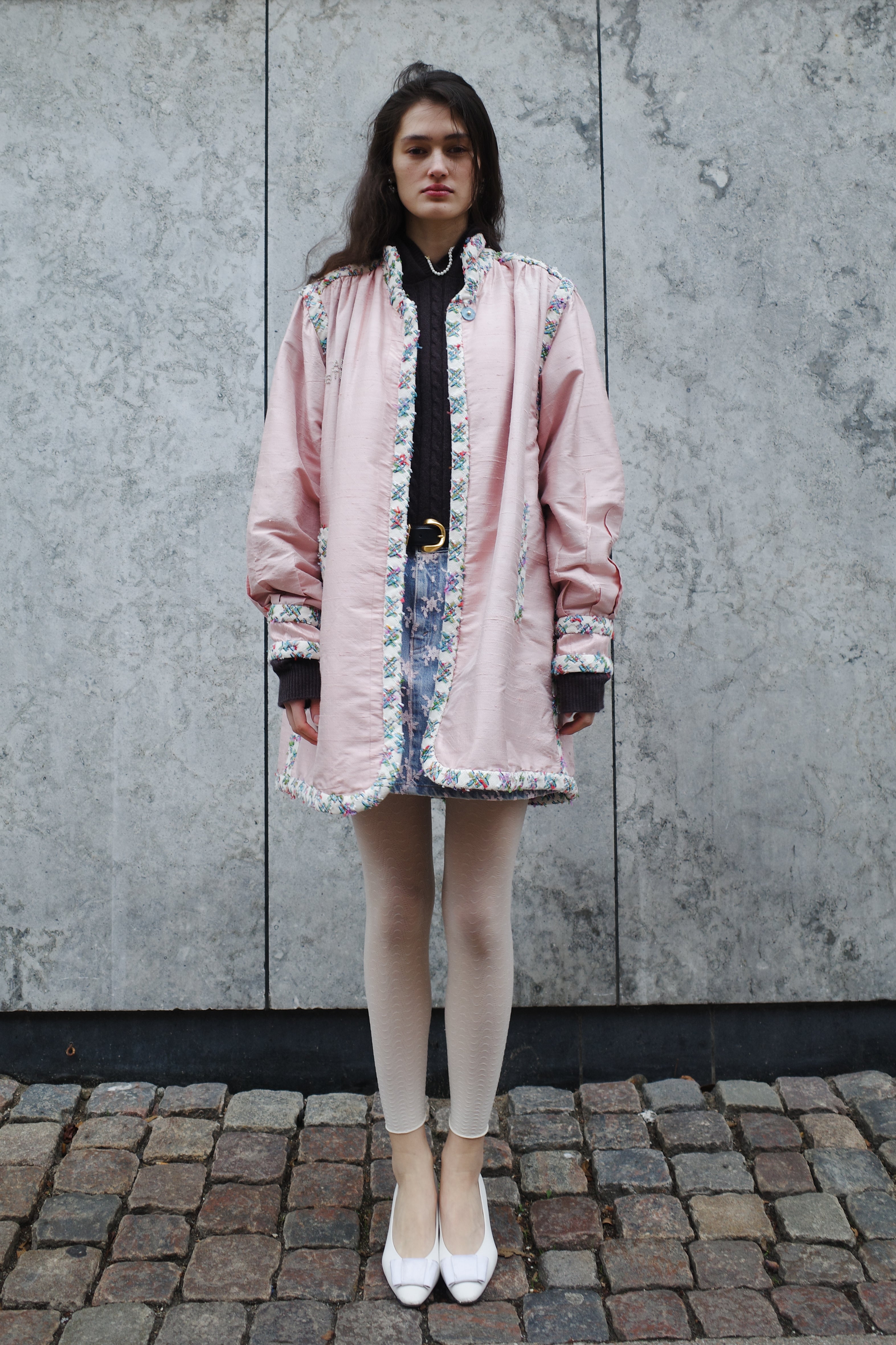 GAIA COAT SILK PINK / CHANEL