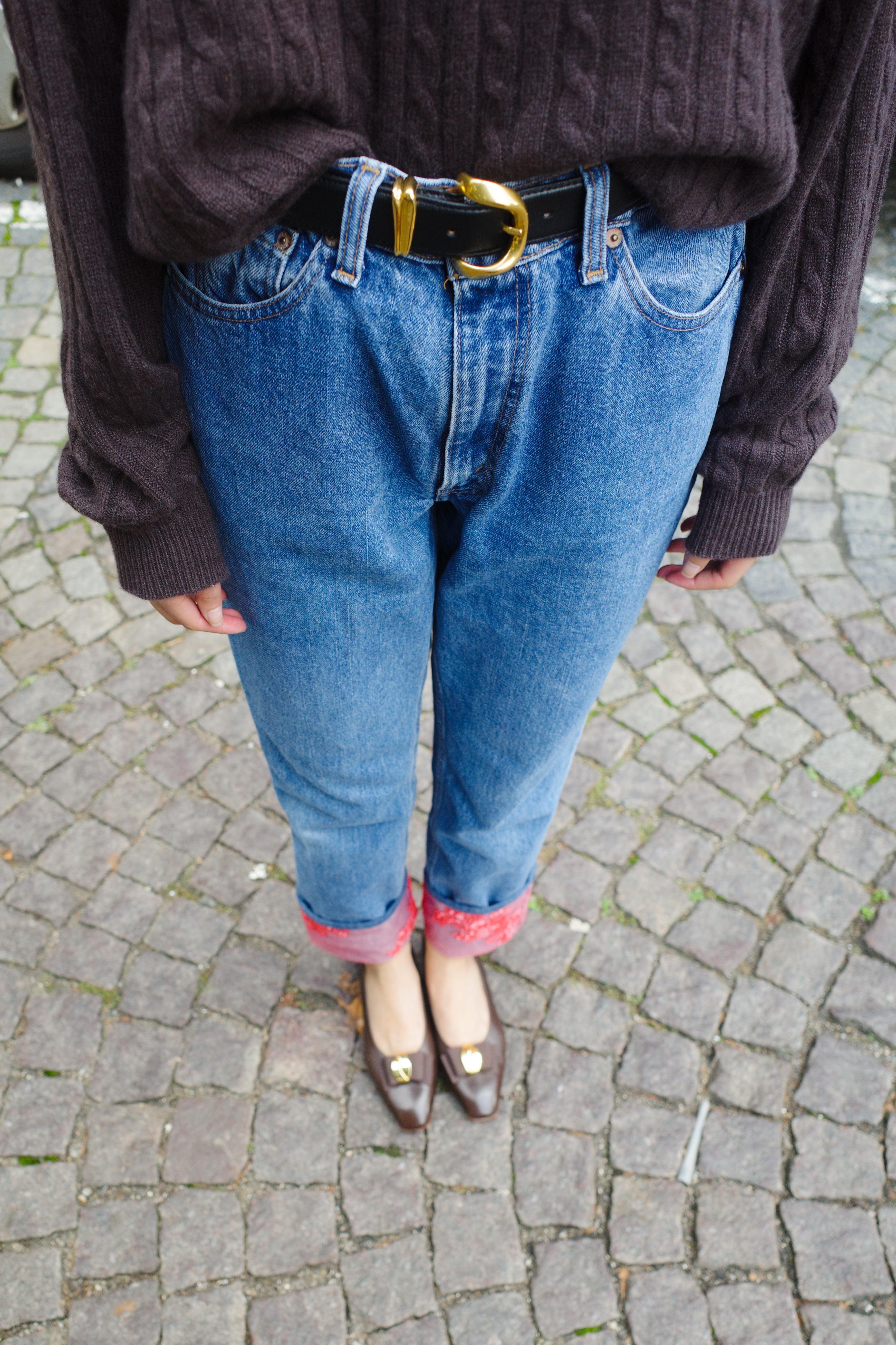 UPCYKLED denim jeans - one of a kind