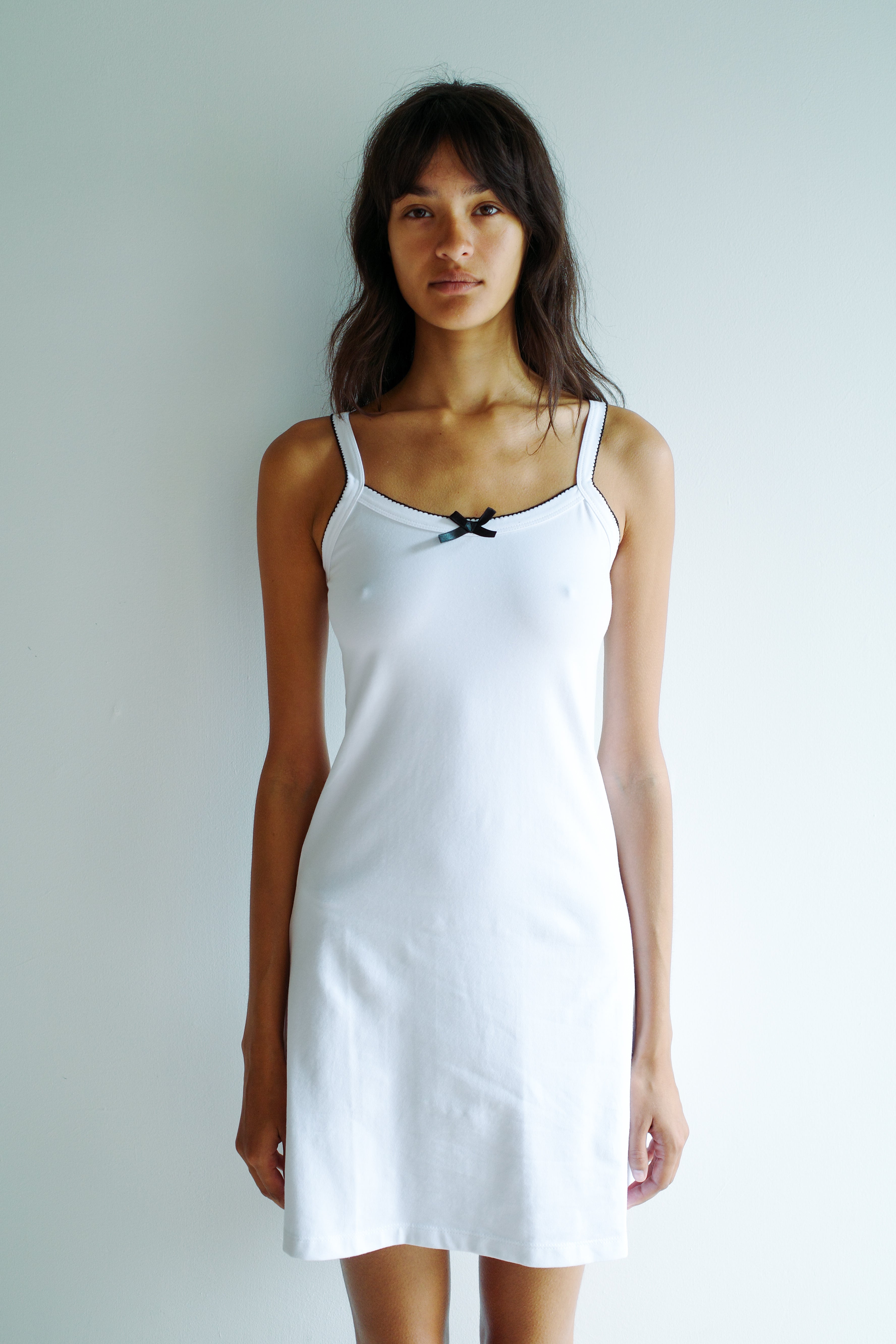 Caro Slip Dress - White