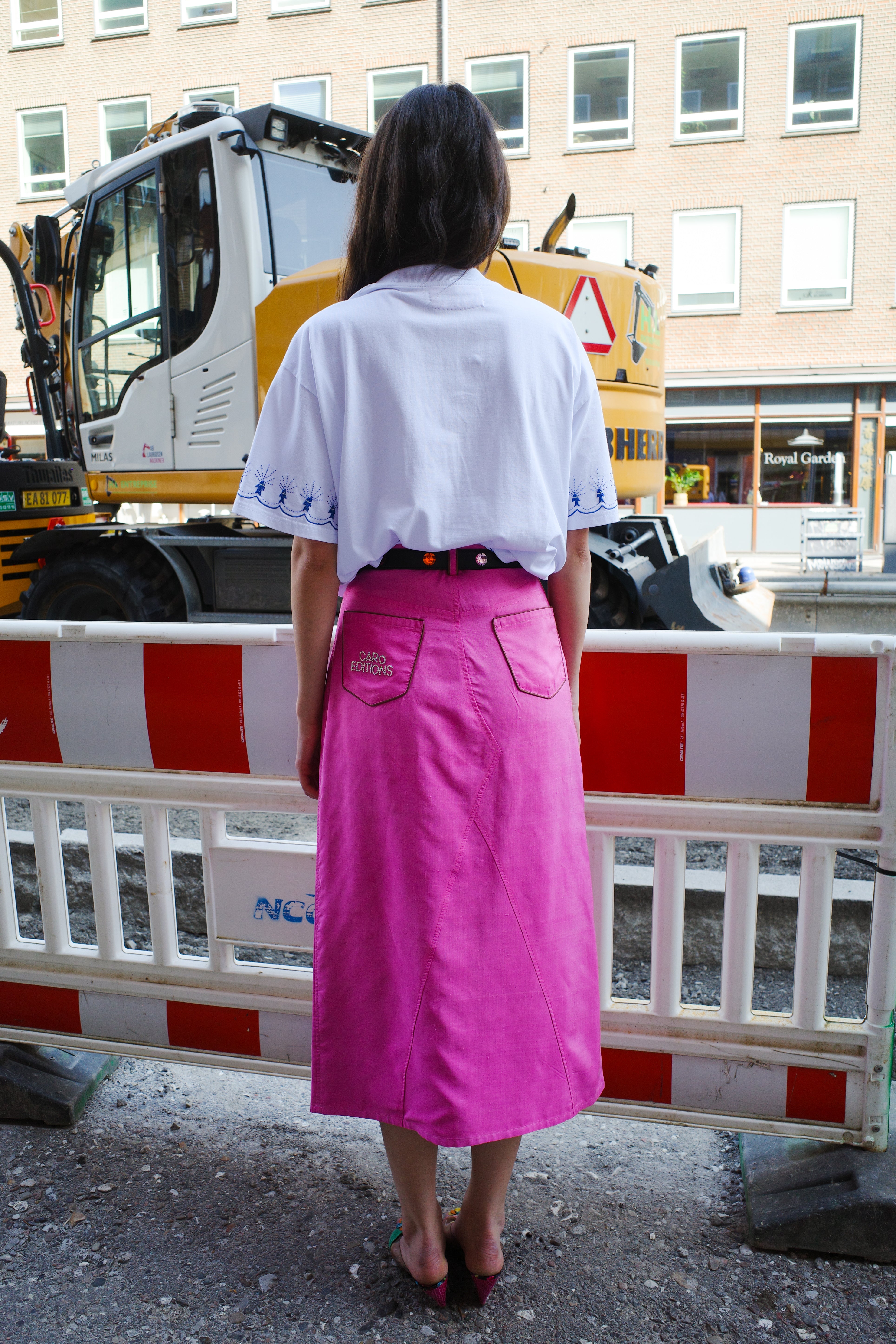 Nunu long skirt silk