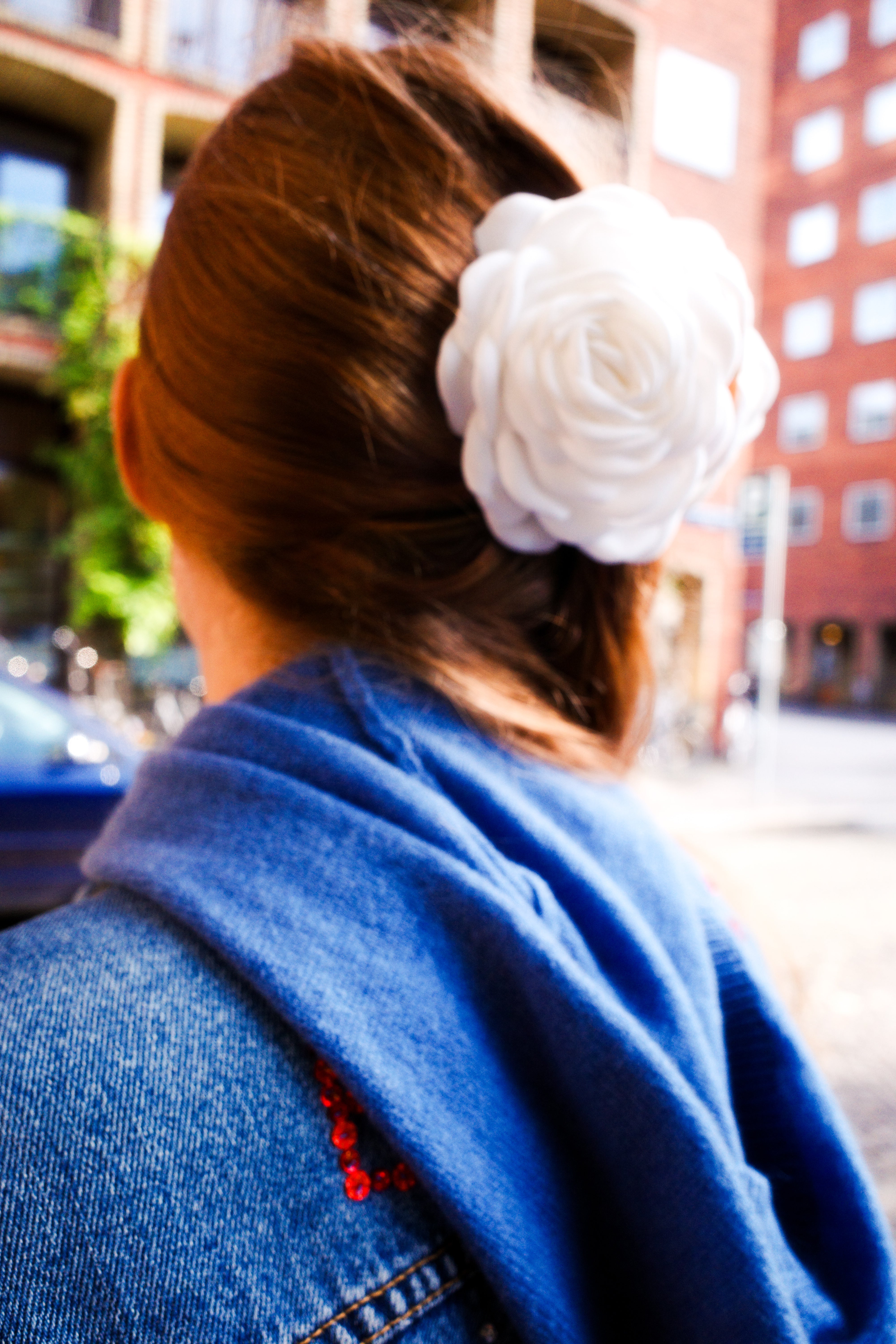 Rosie Hair Clip - White