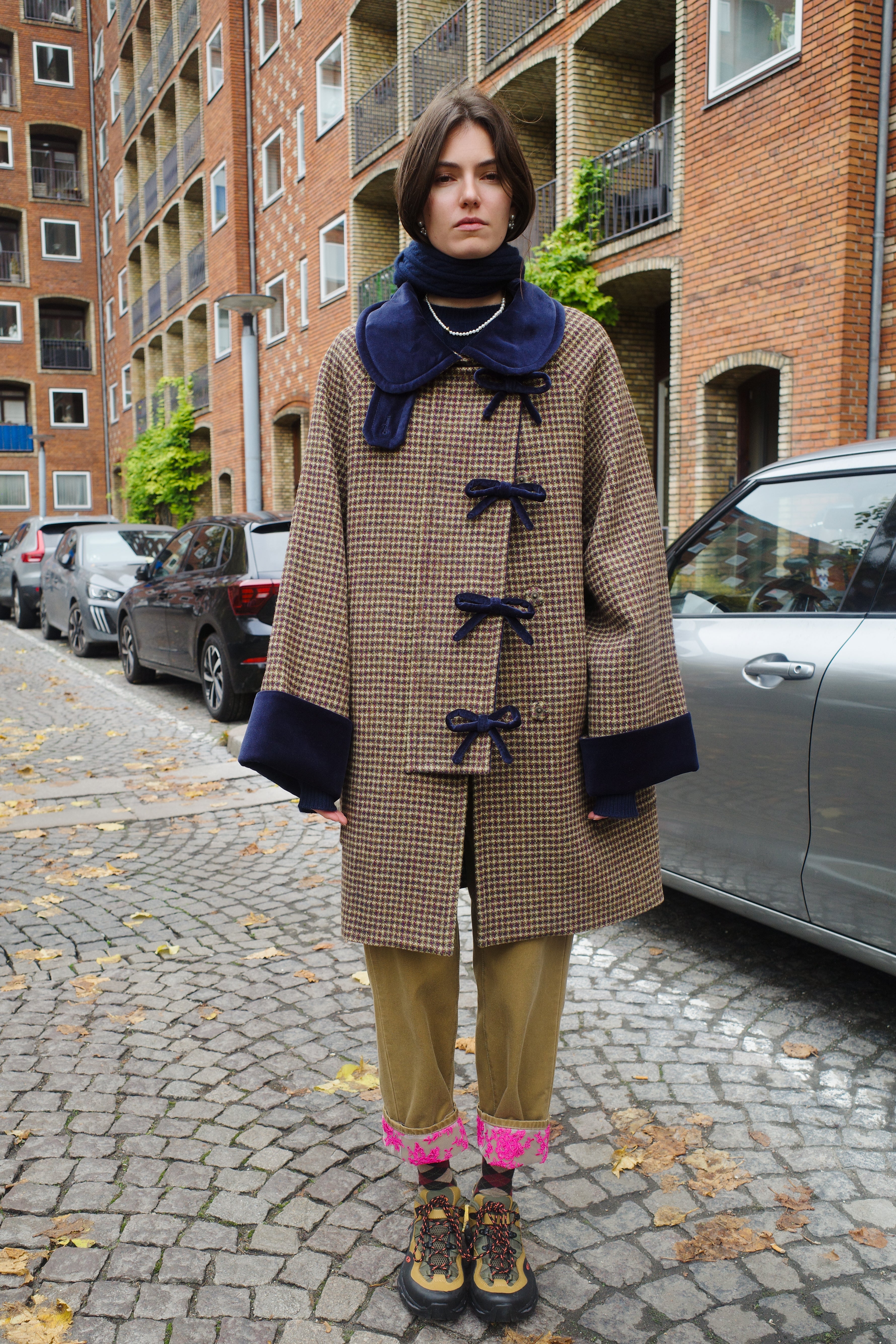 Thea Coat - Purple Harris Tweed Purple