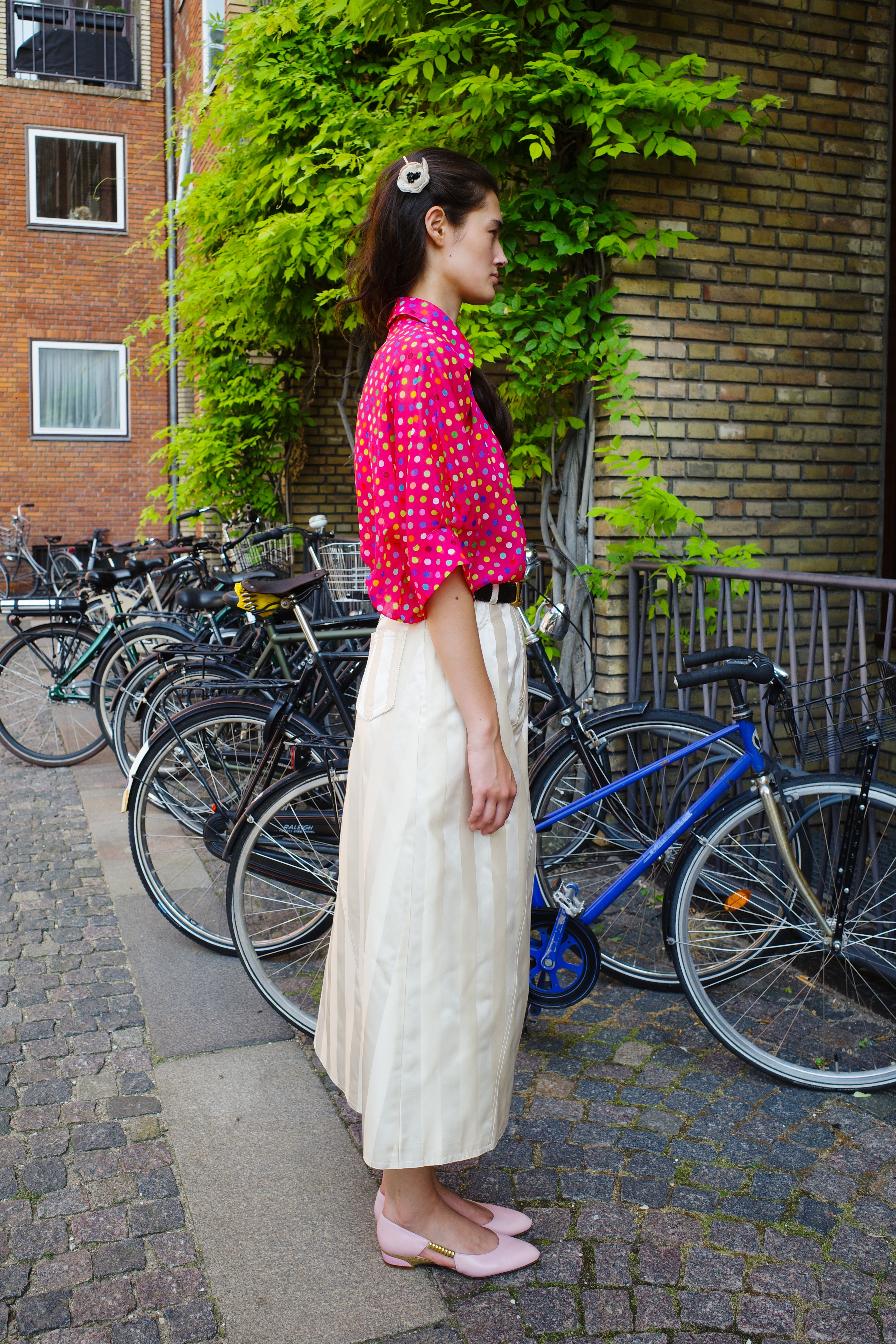 Nunu long skirt silk