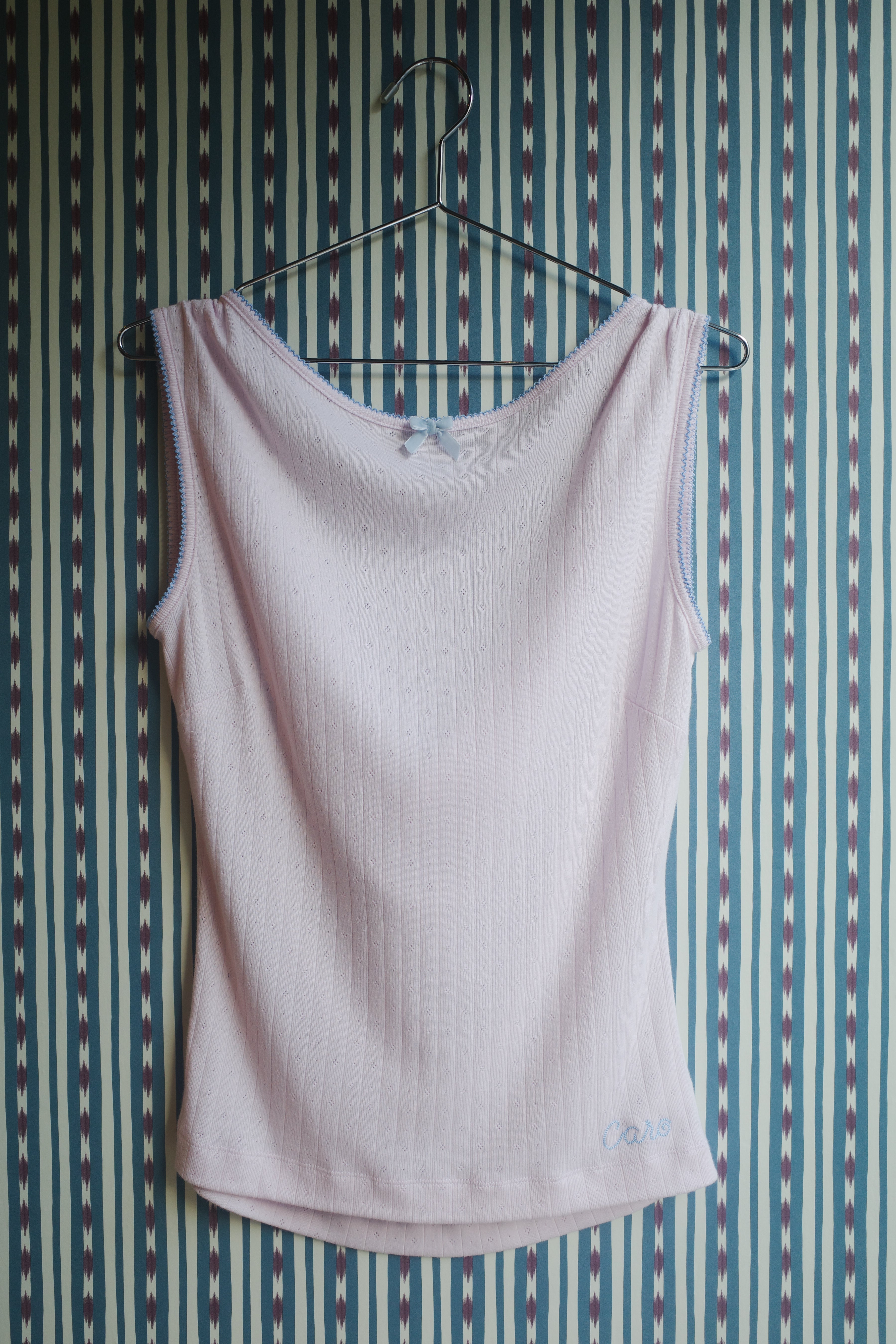 Alexa Jersey Top - Pale Pink