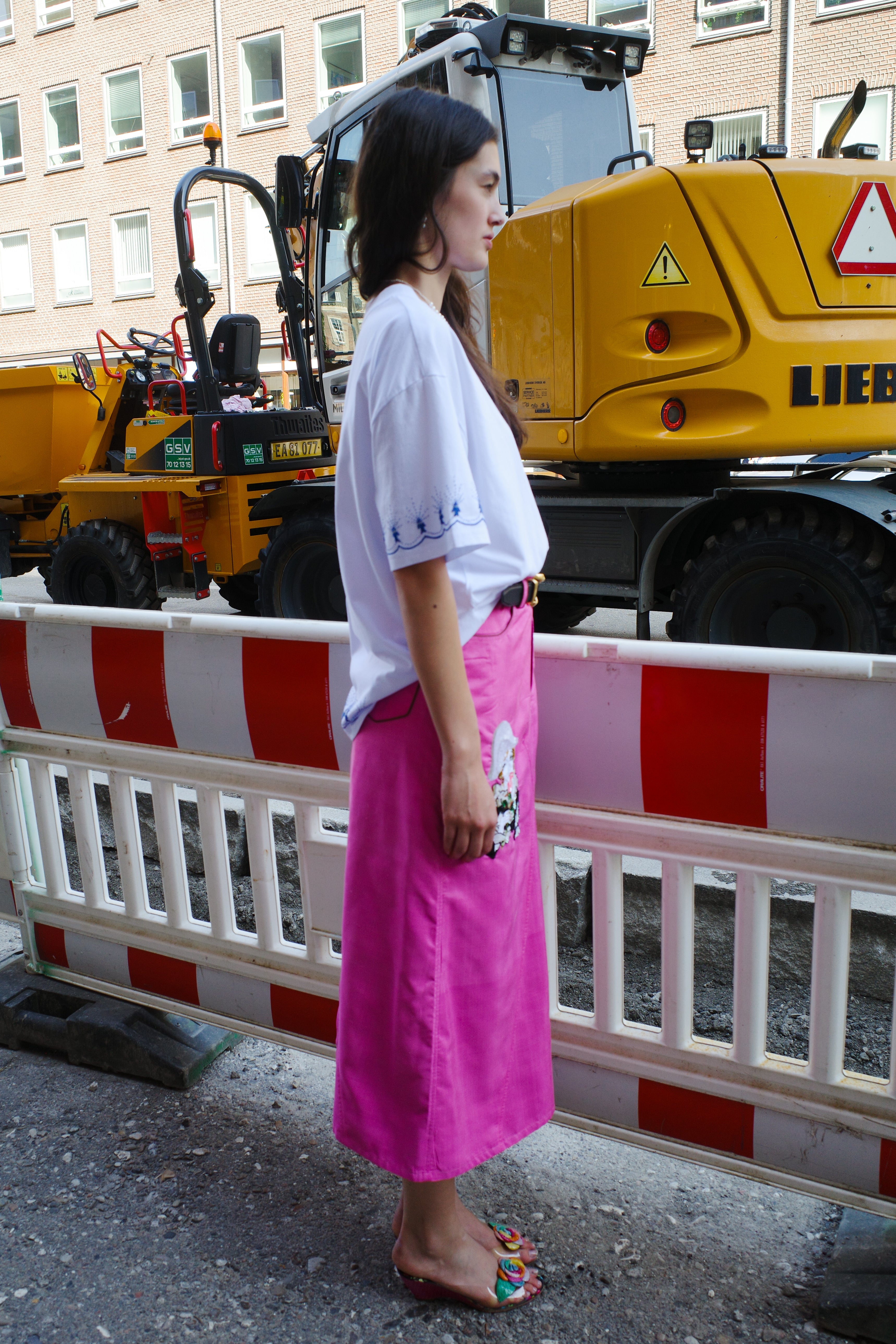 Nunu long skirt silk