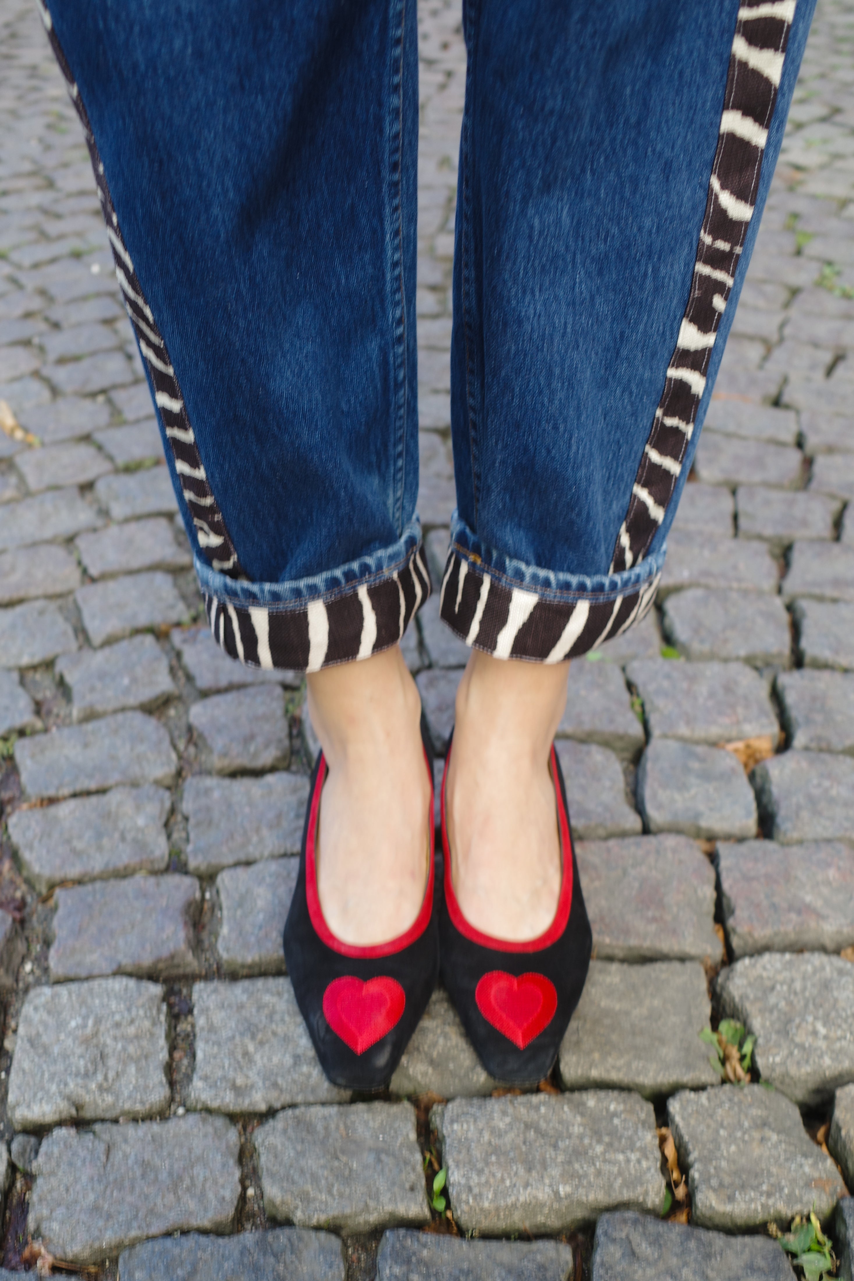 UPCYKLED denim jeans - one of a kind