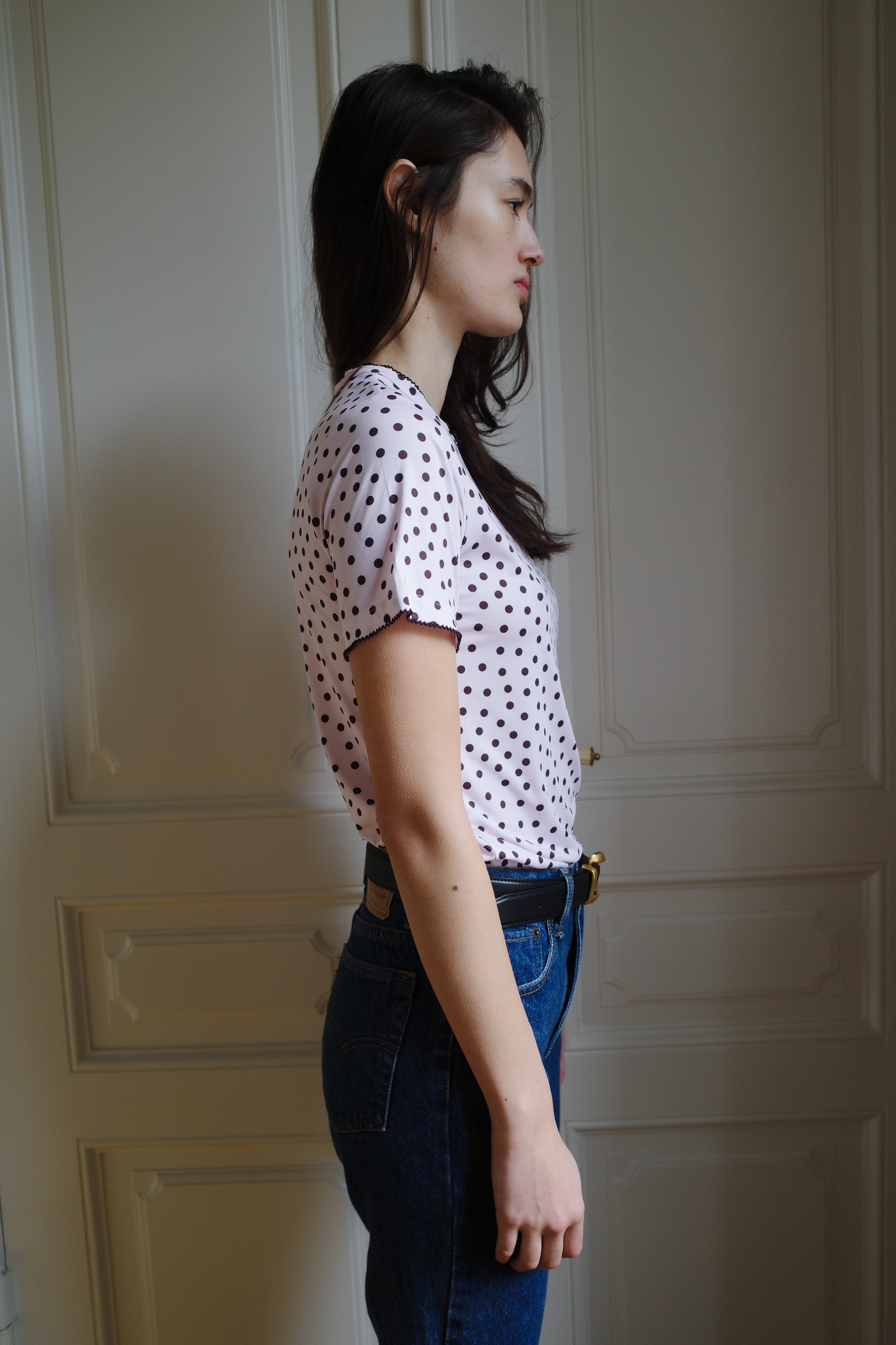 T-Shirt Jersey Pink Dots