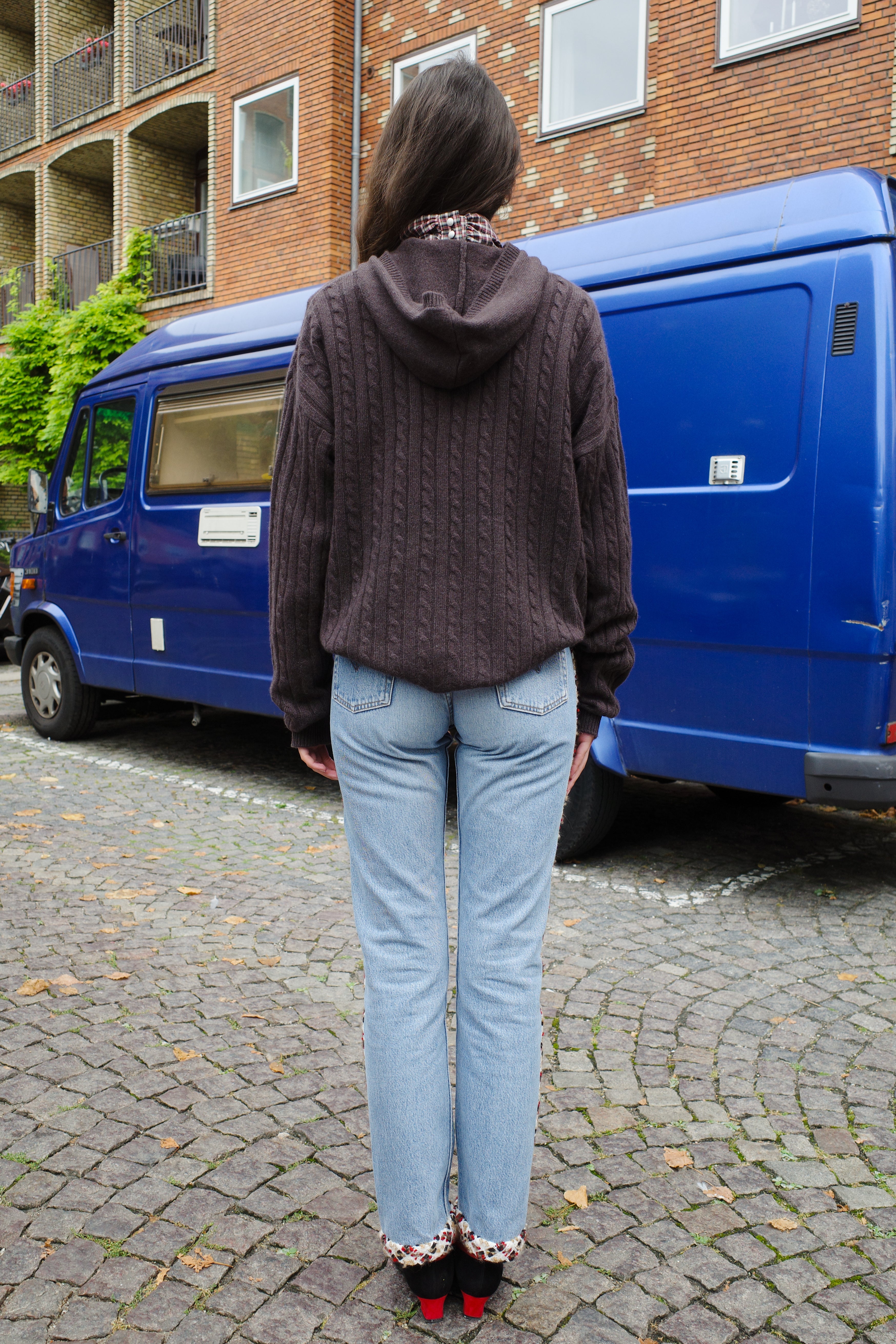 Kimberly Cable Hoodie Cashmere Brown