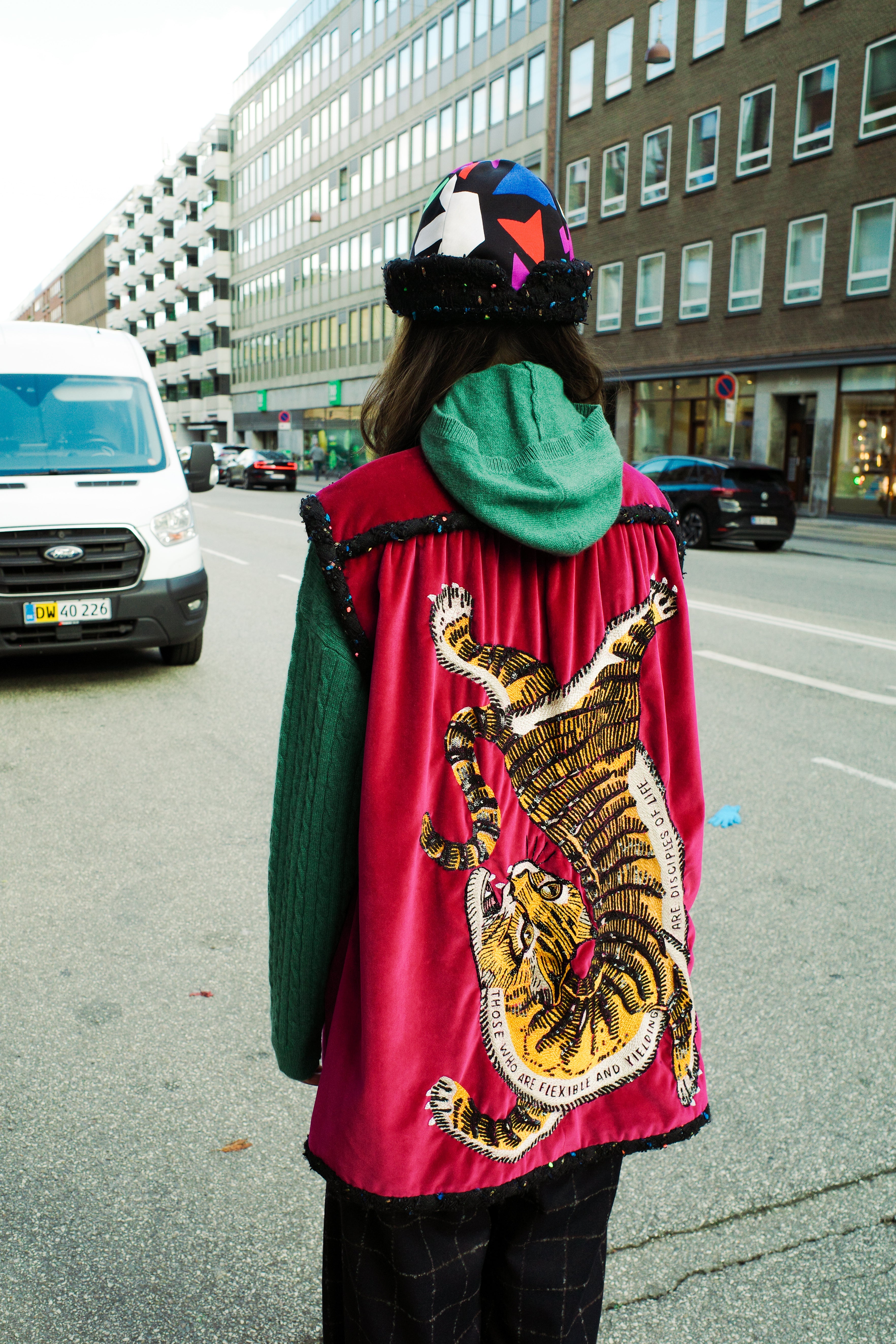 Gaia Vest - Tiger Embroidery