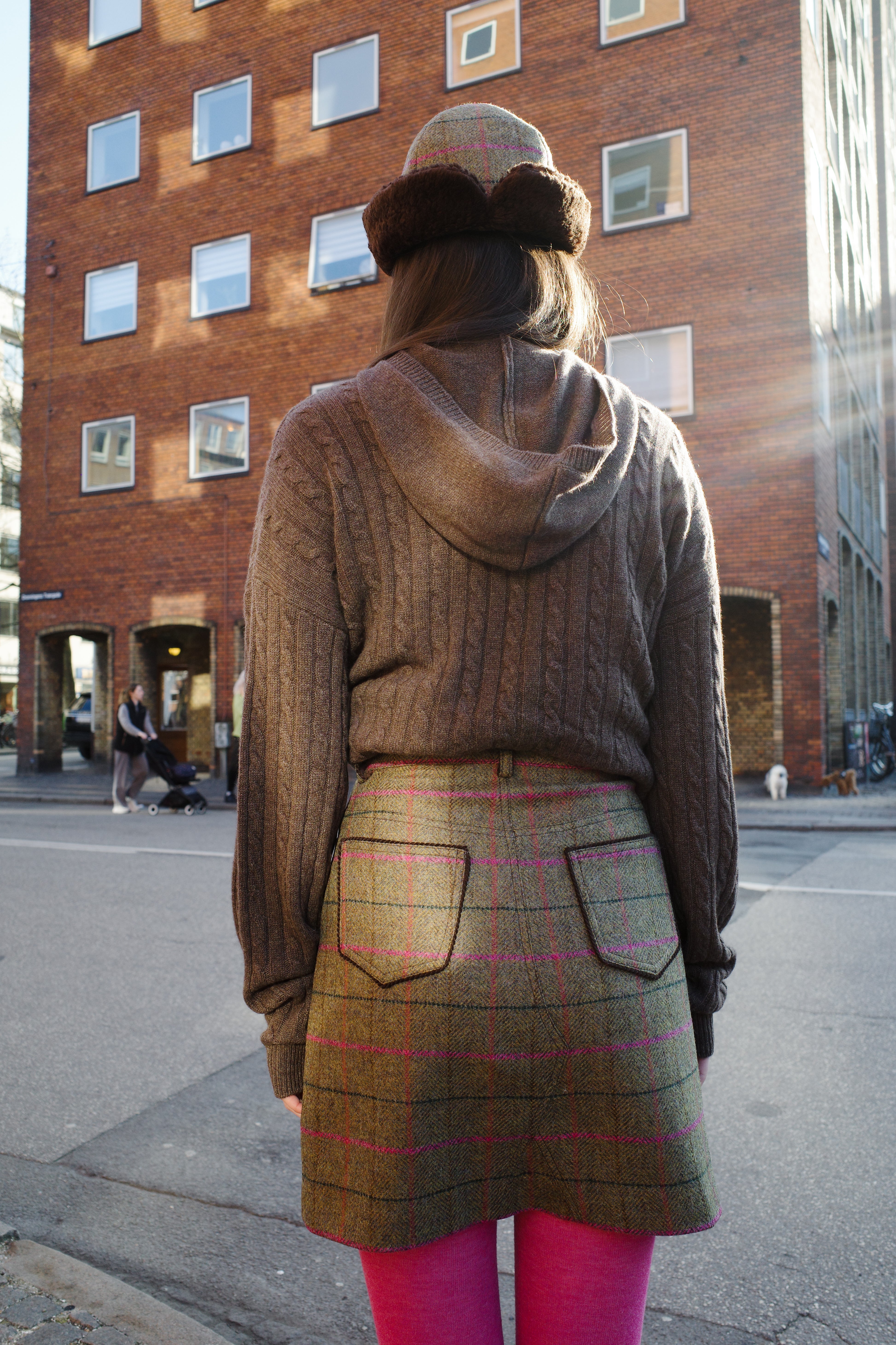 Nunu skirt - pink stripe