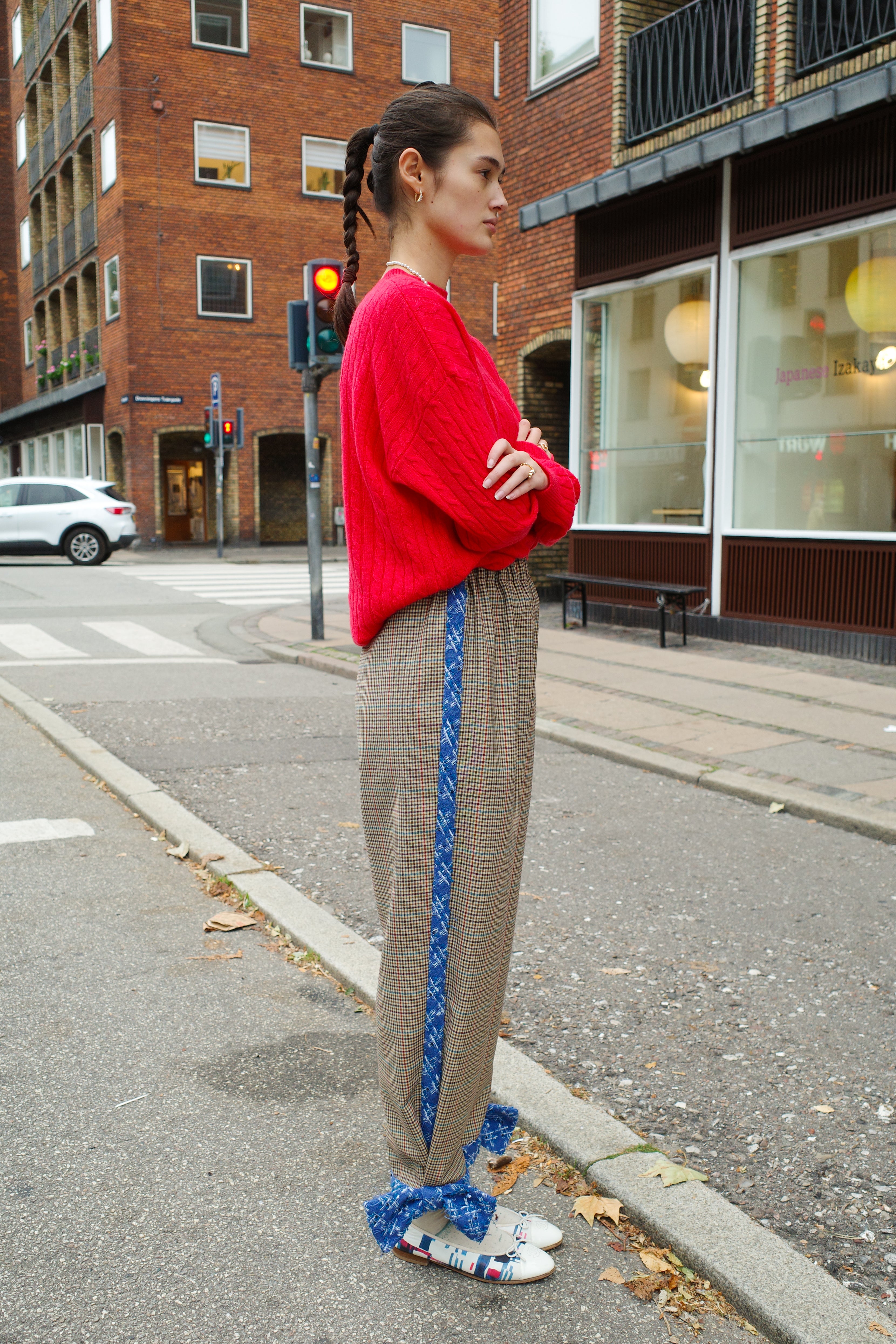 Coco pants - Blue Edges one-of-kind