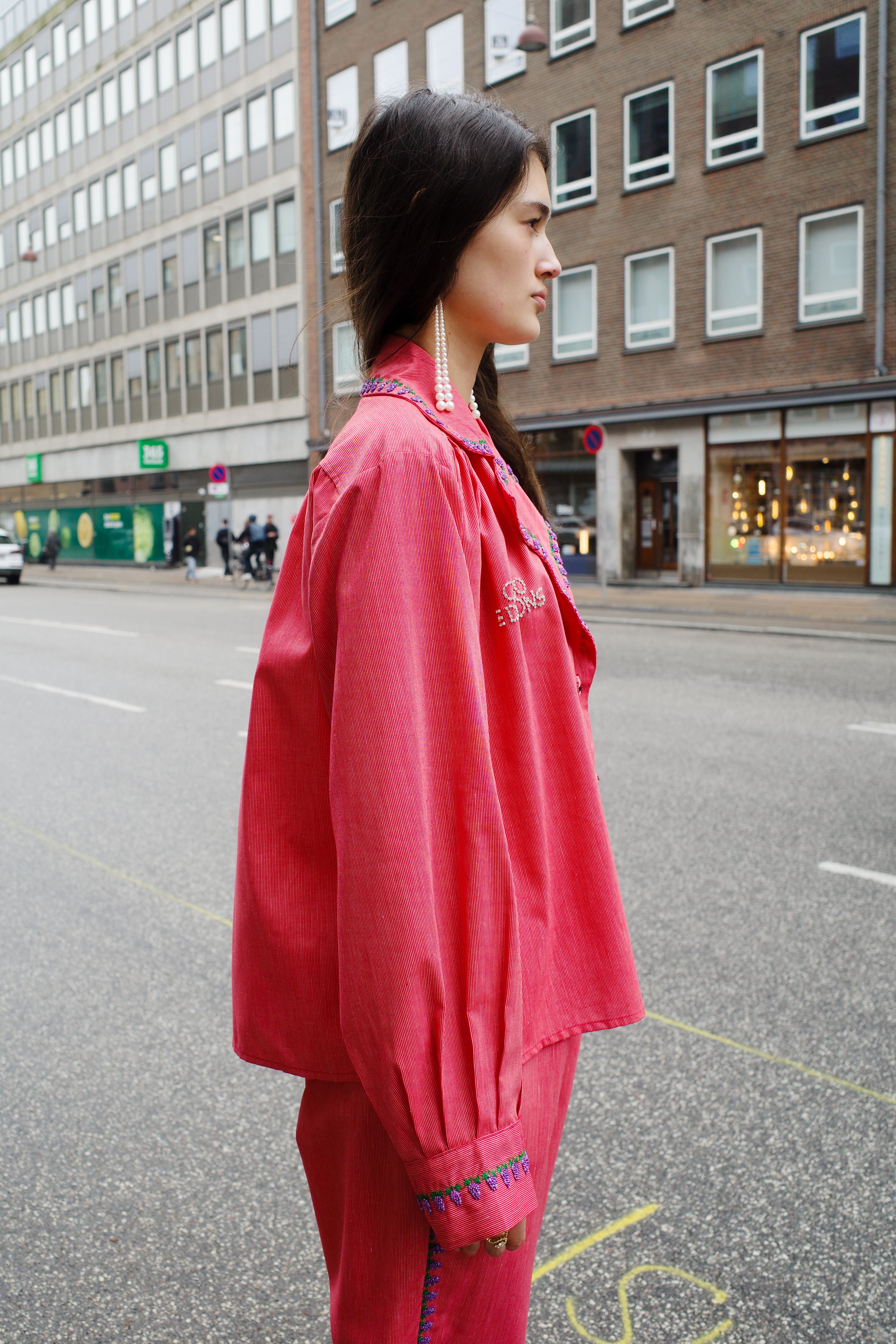 Bonsai Shirt - red stripe