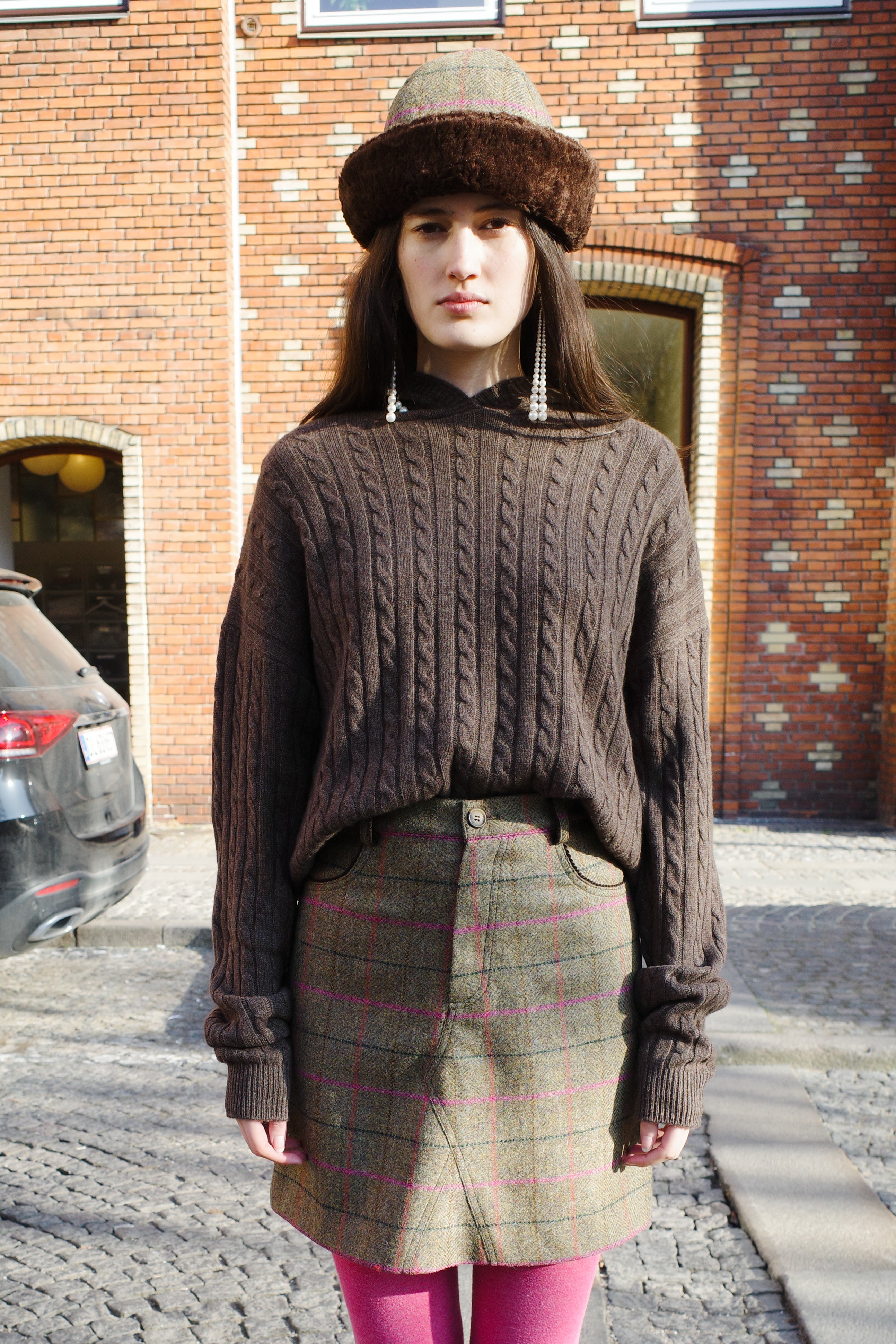 Nunu skirt - pink stripe