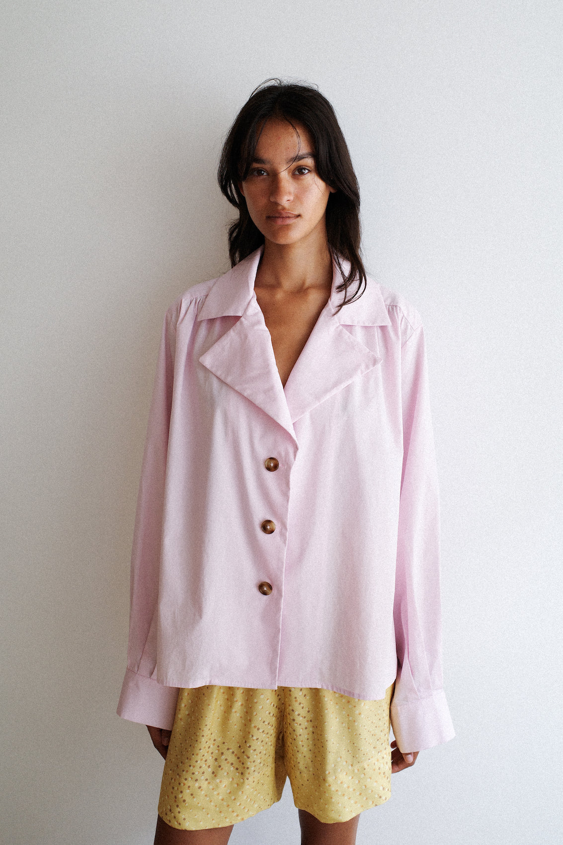 Bonsai Shirt - Pale Pink Poplin