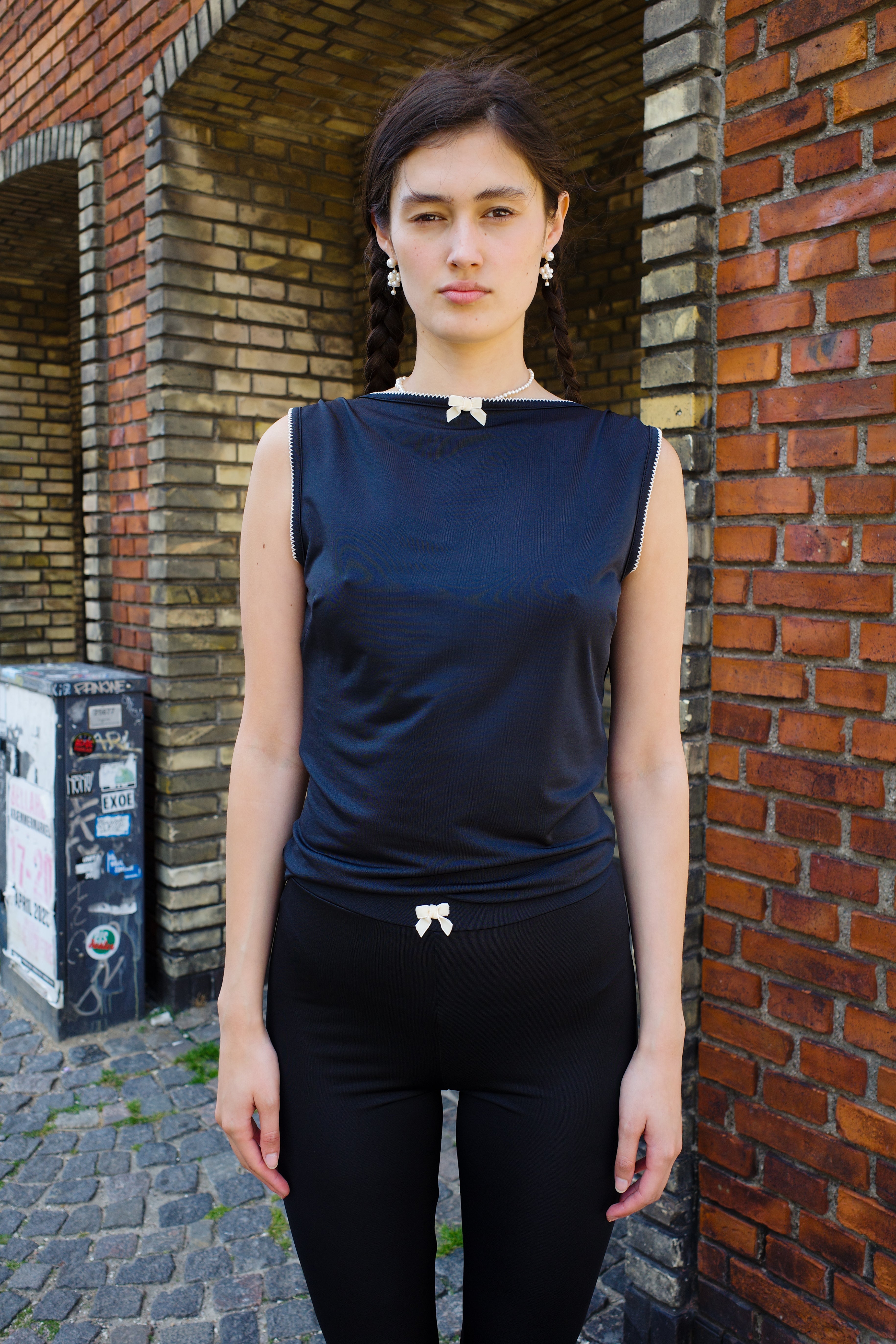 Alexa Top Jersey Black