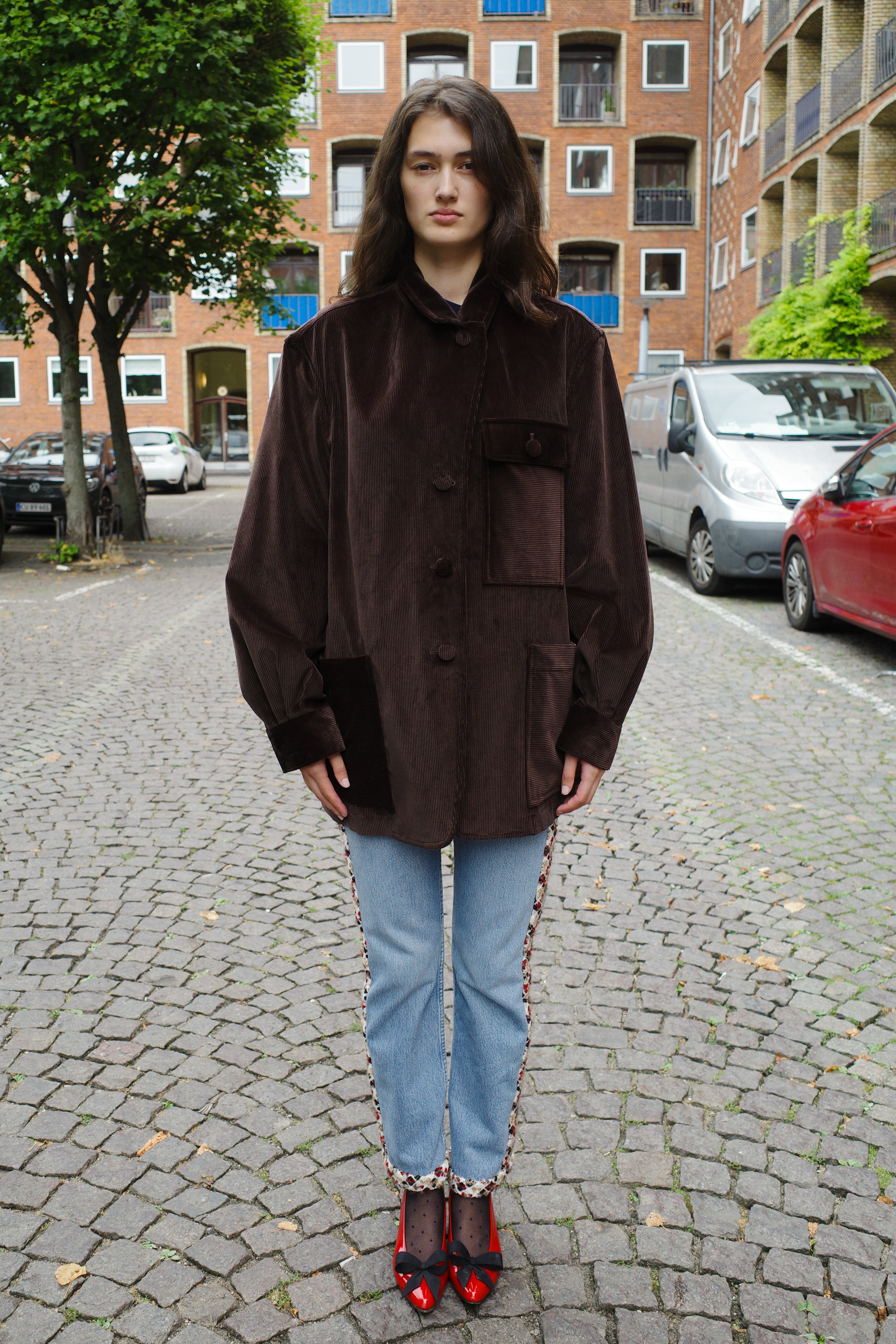 Frederik Jacket Corduroy Cotton Brown Cord