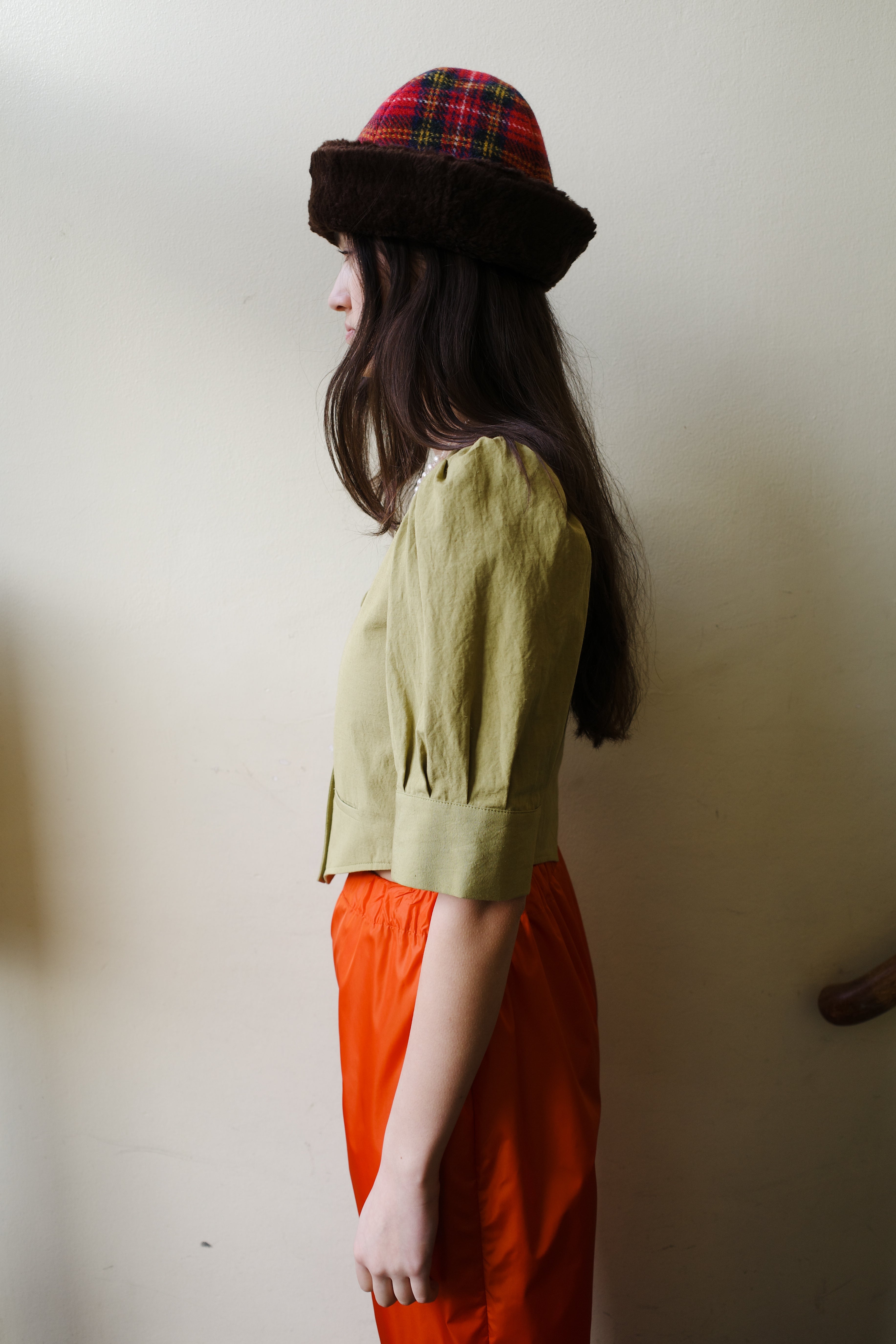 Laura Blouse - Bright Olive