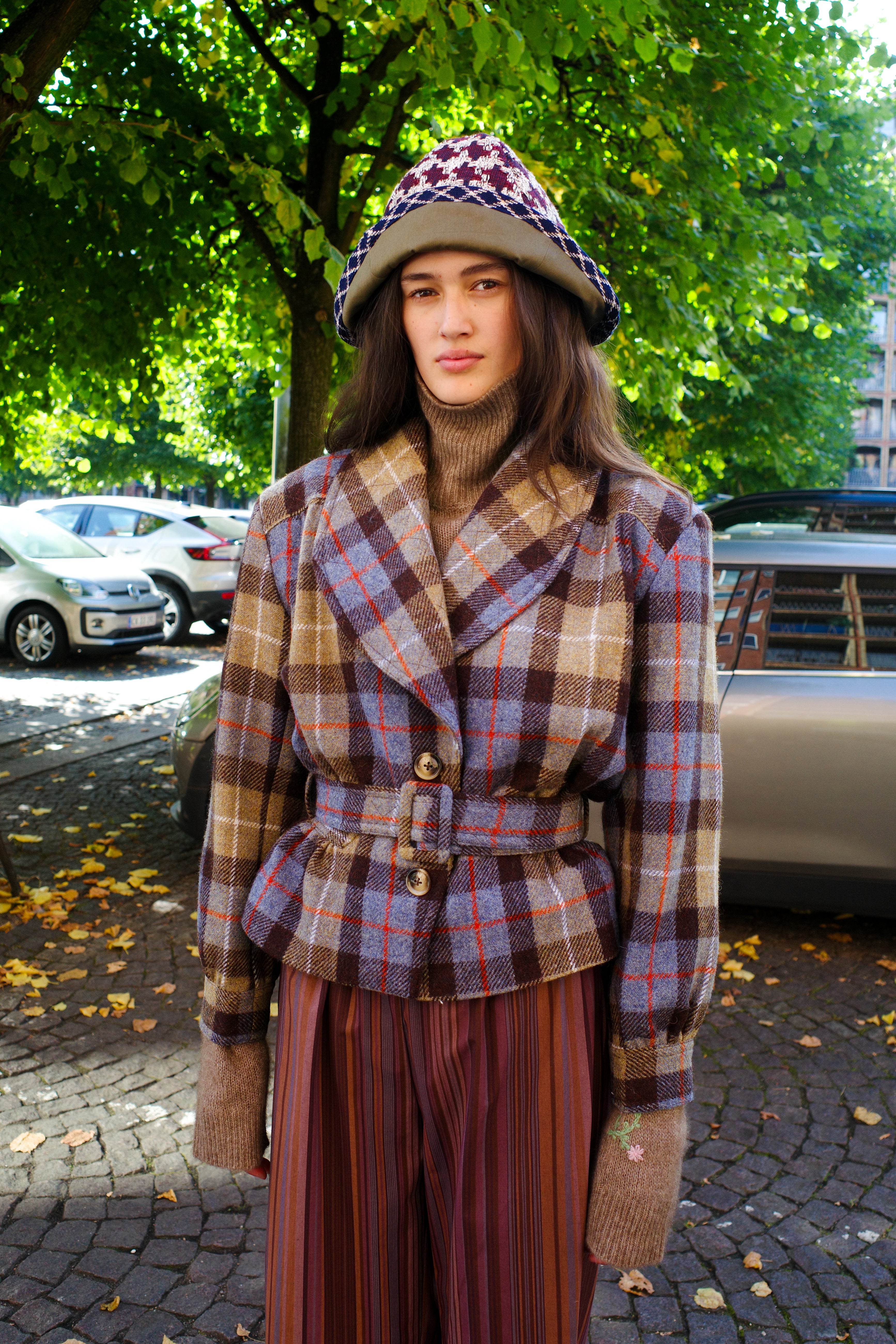 Frederikke Jacket - Dove & Brown