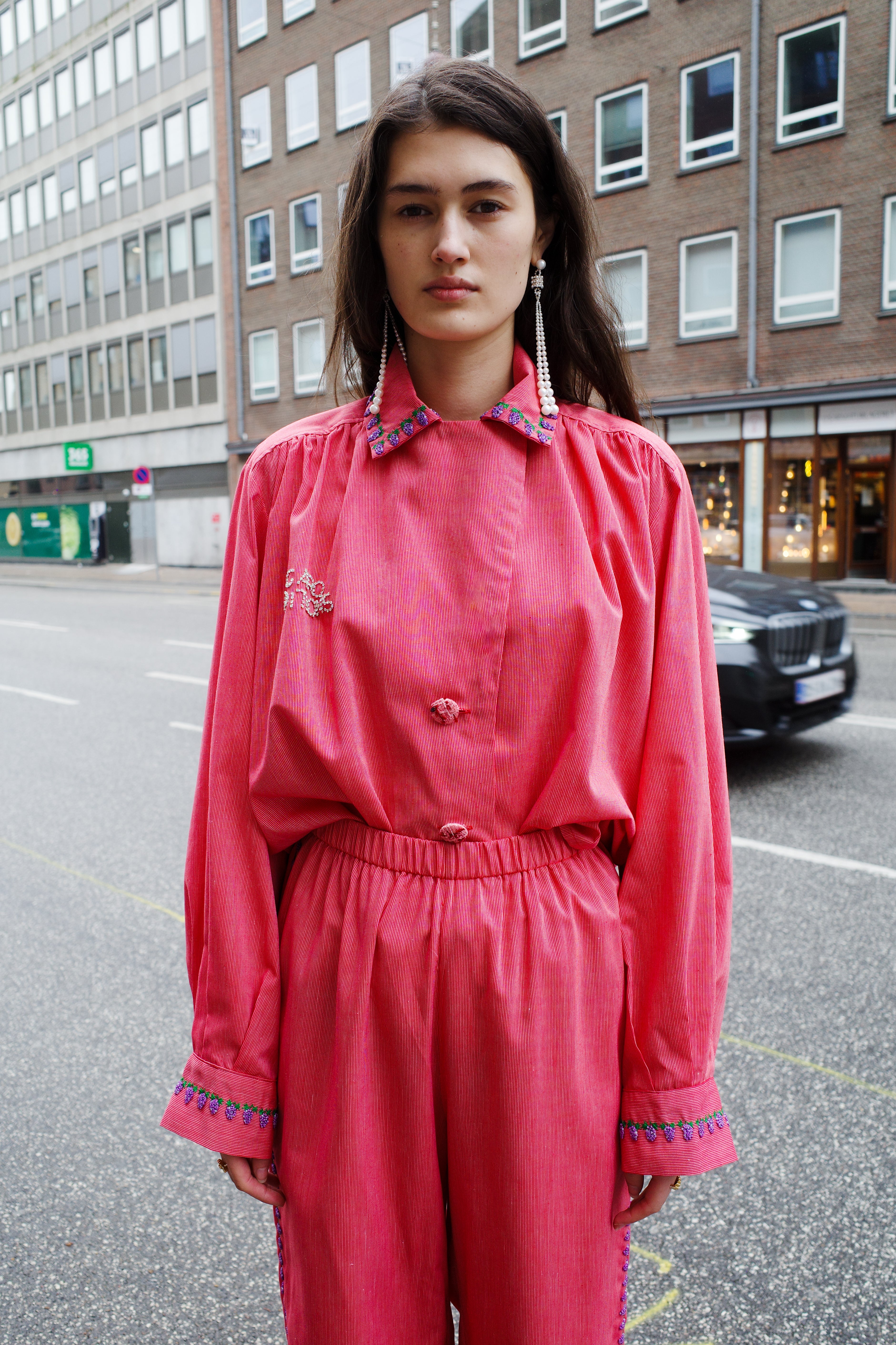 Bonsai Shirt - red stripe