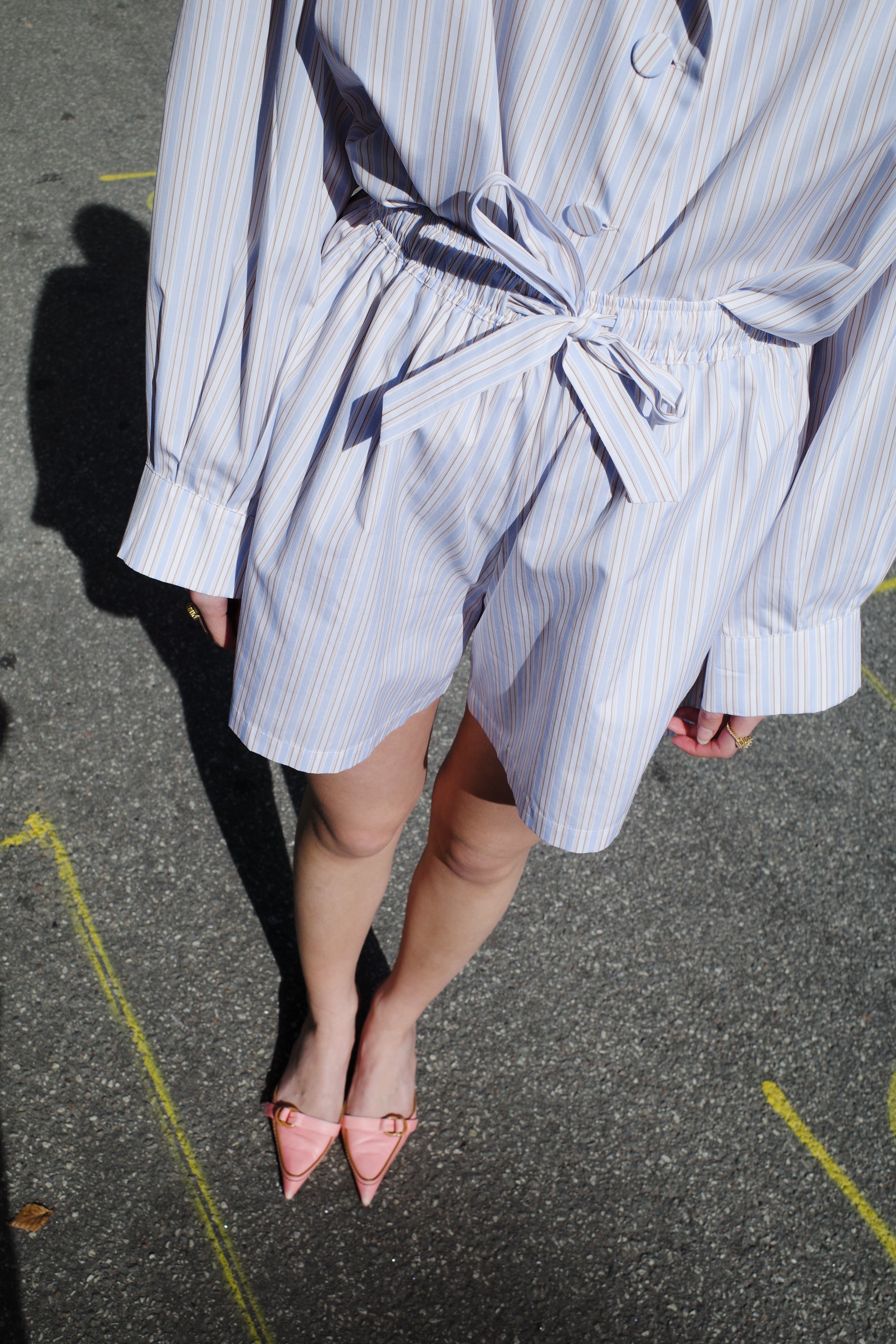 Hannah Love Shorts - Blue strip