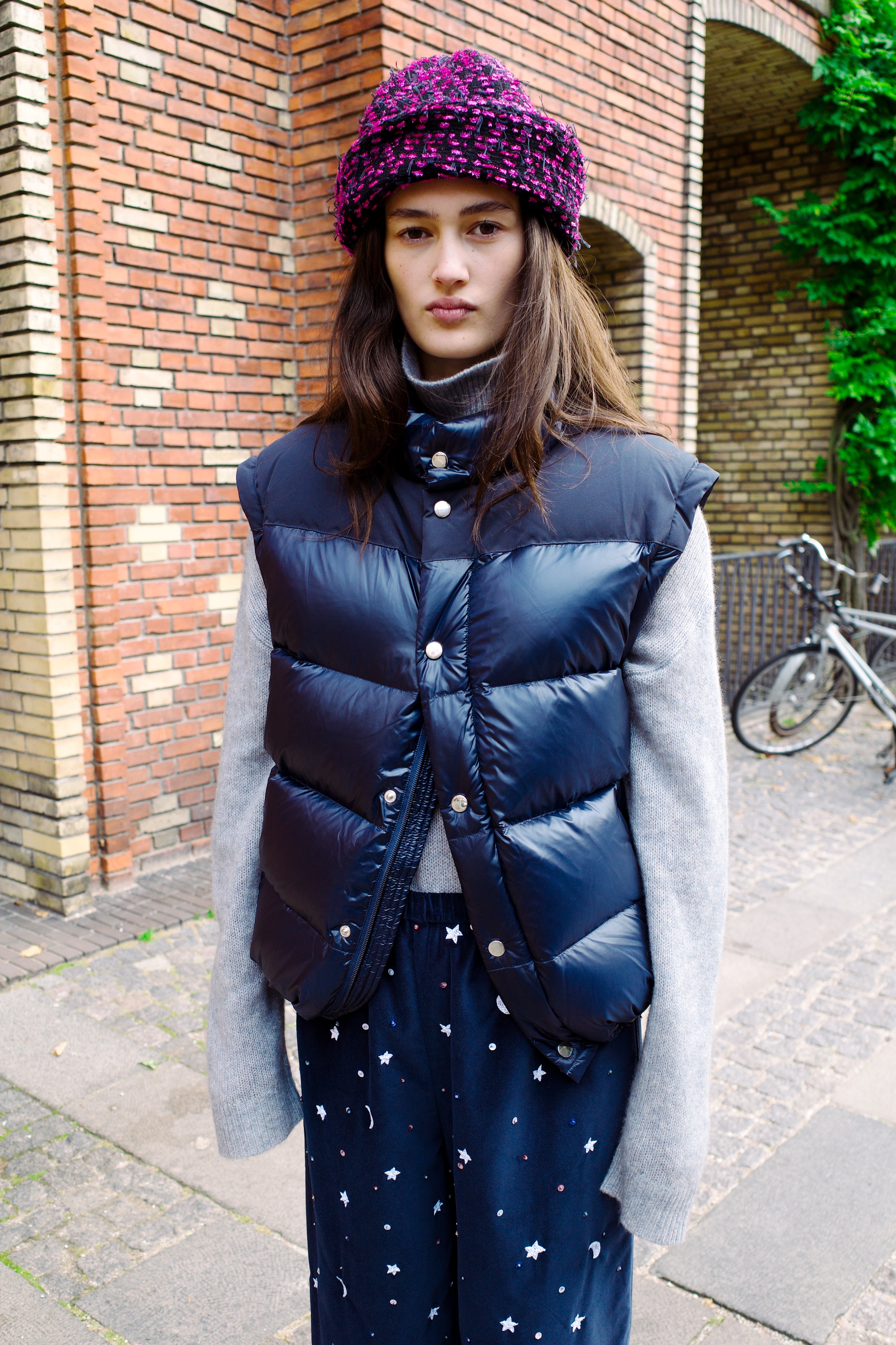 Caro Puffer - Navy