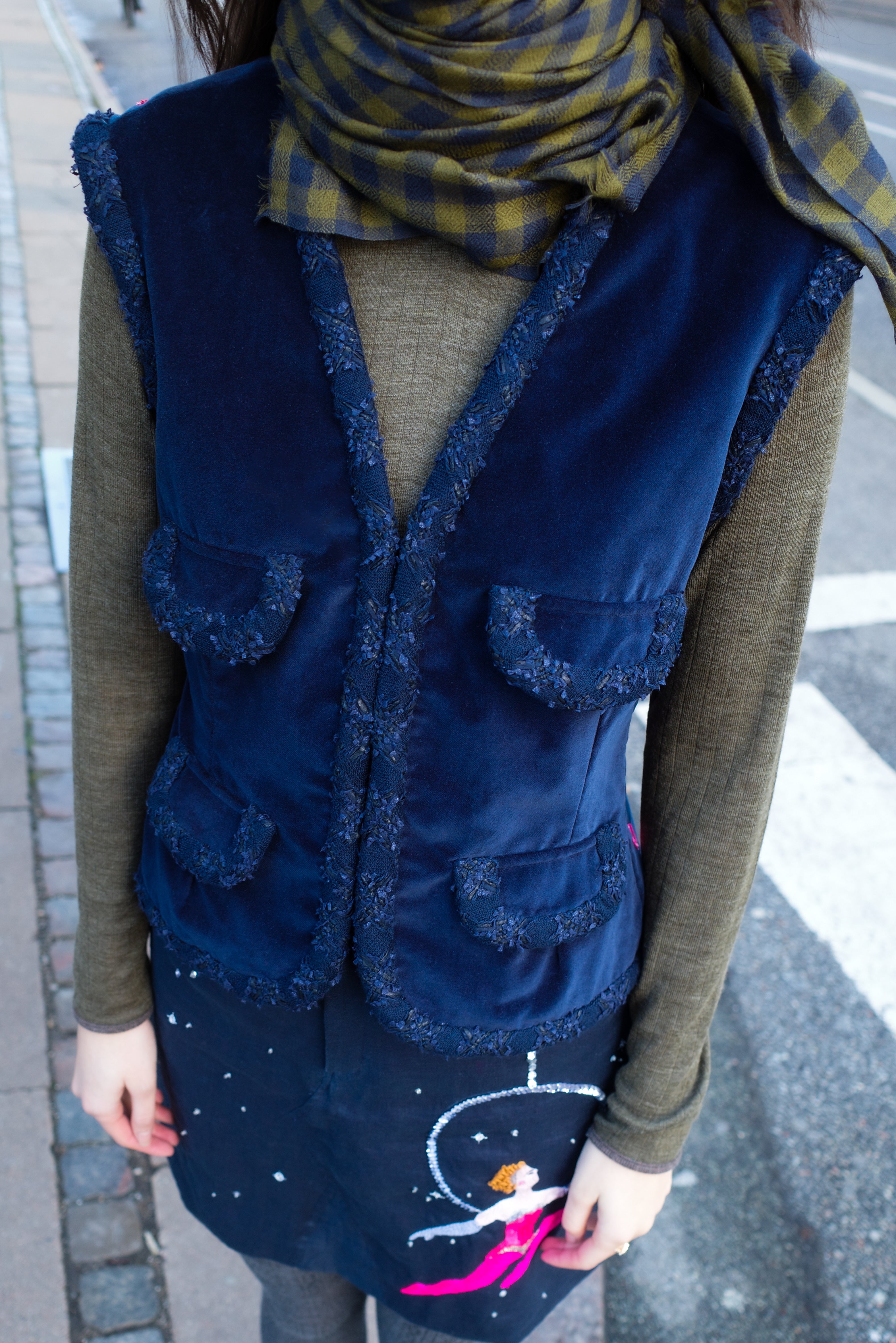 Tusnelda vest - One of a kind