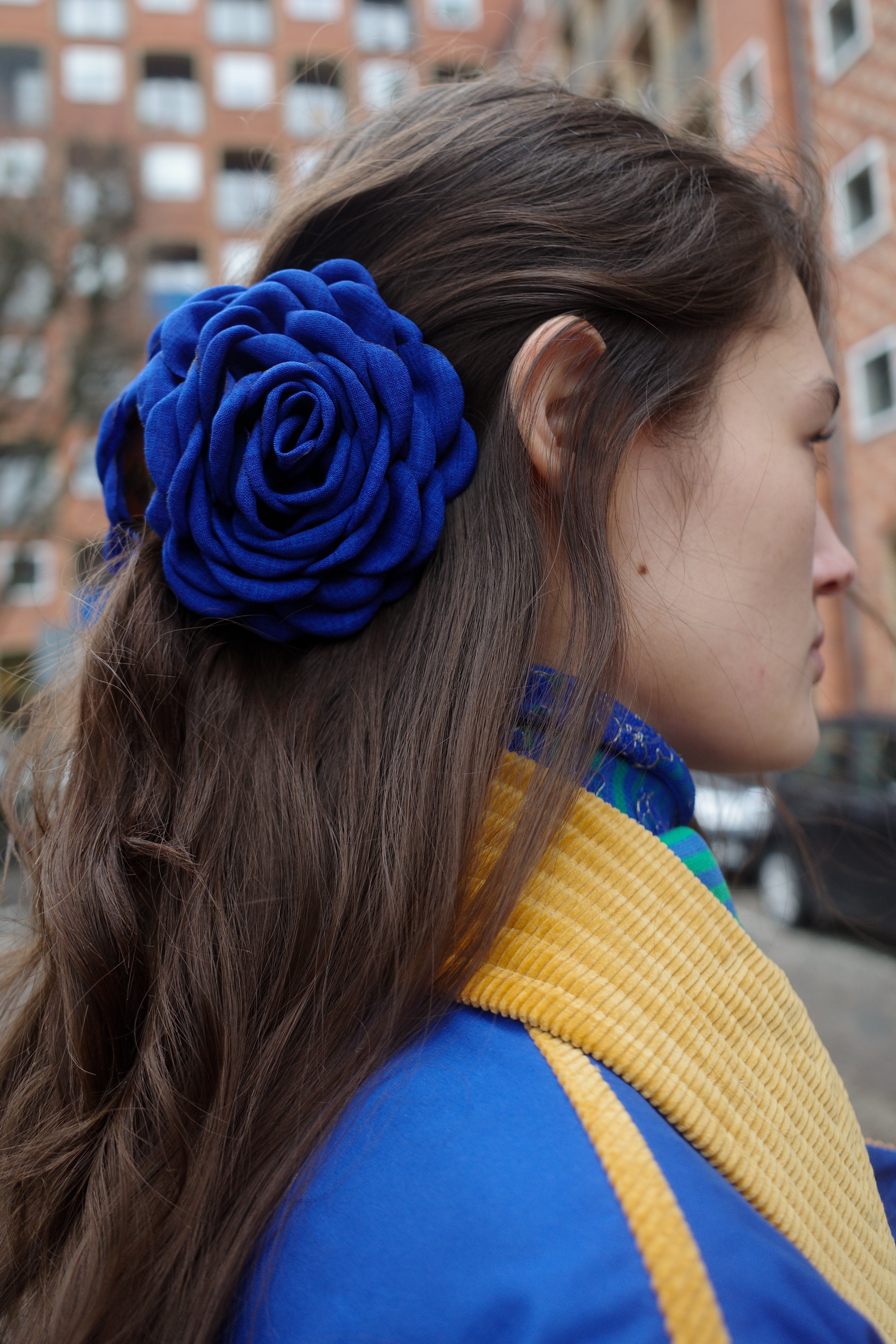 Rosie Hair Clip - Blue