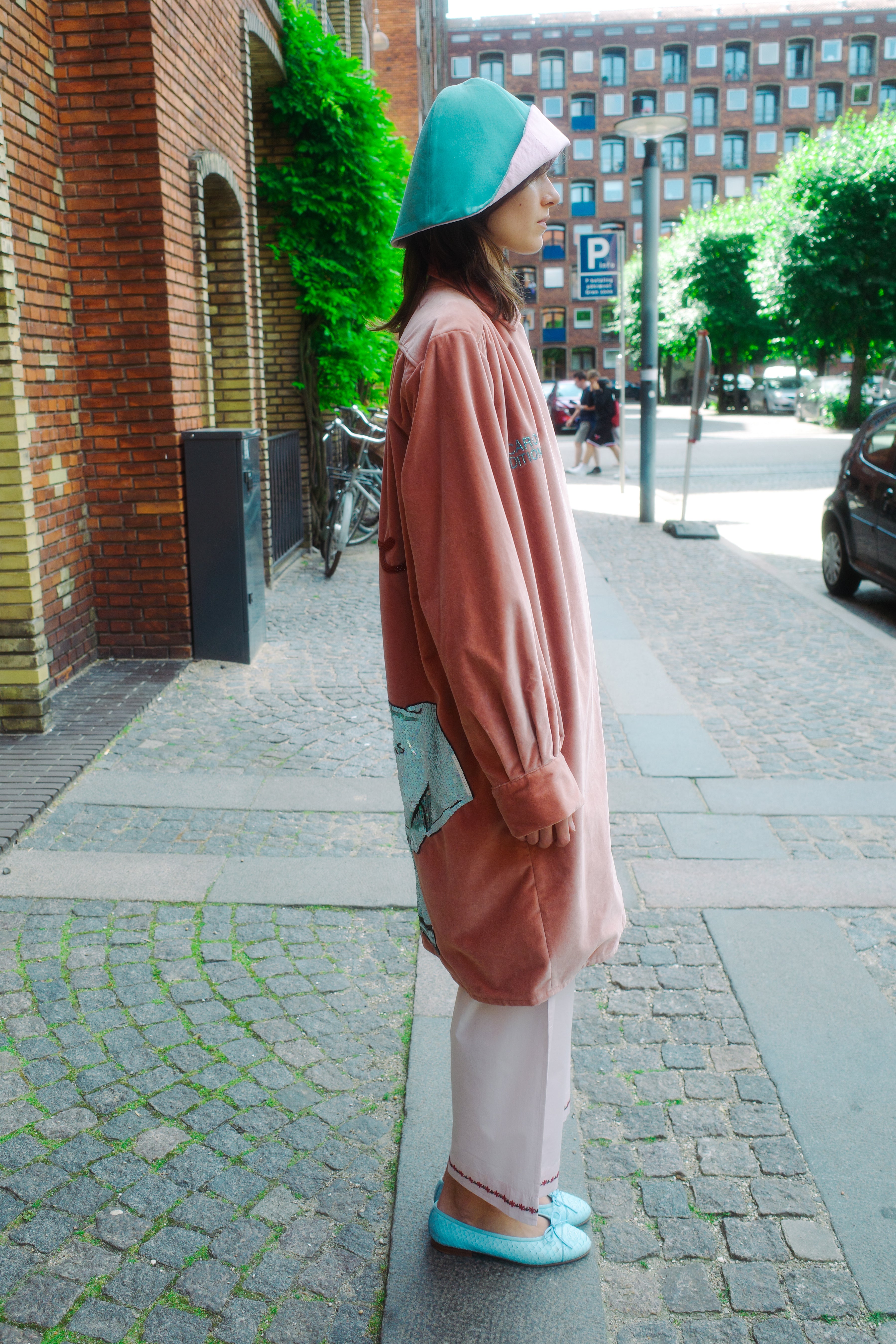 Gaia Coat - pale pink