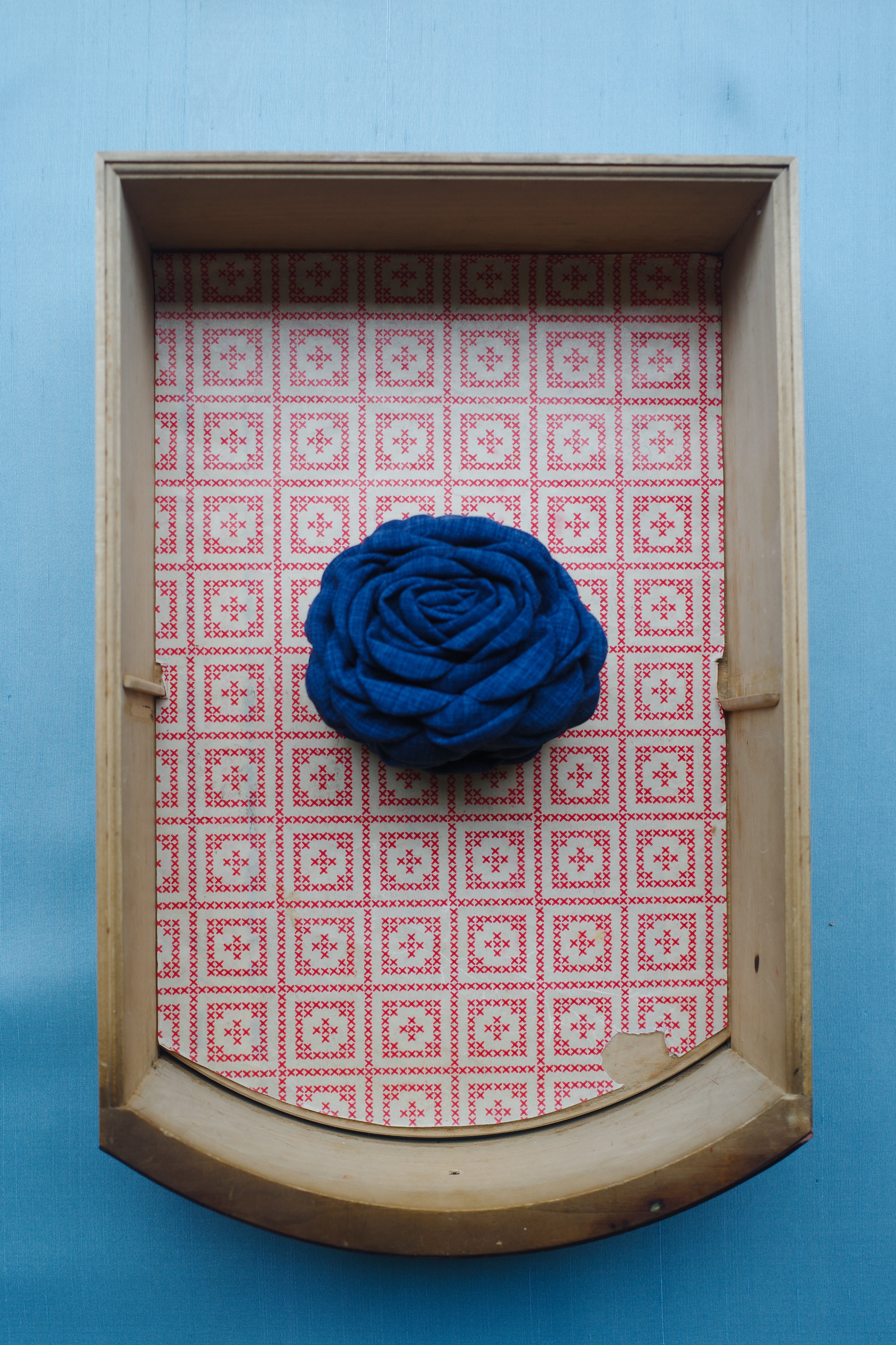 Rosie Hair Clip - Navy