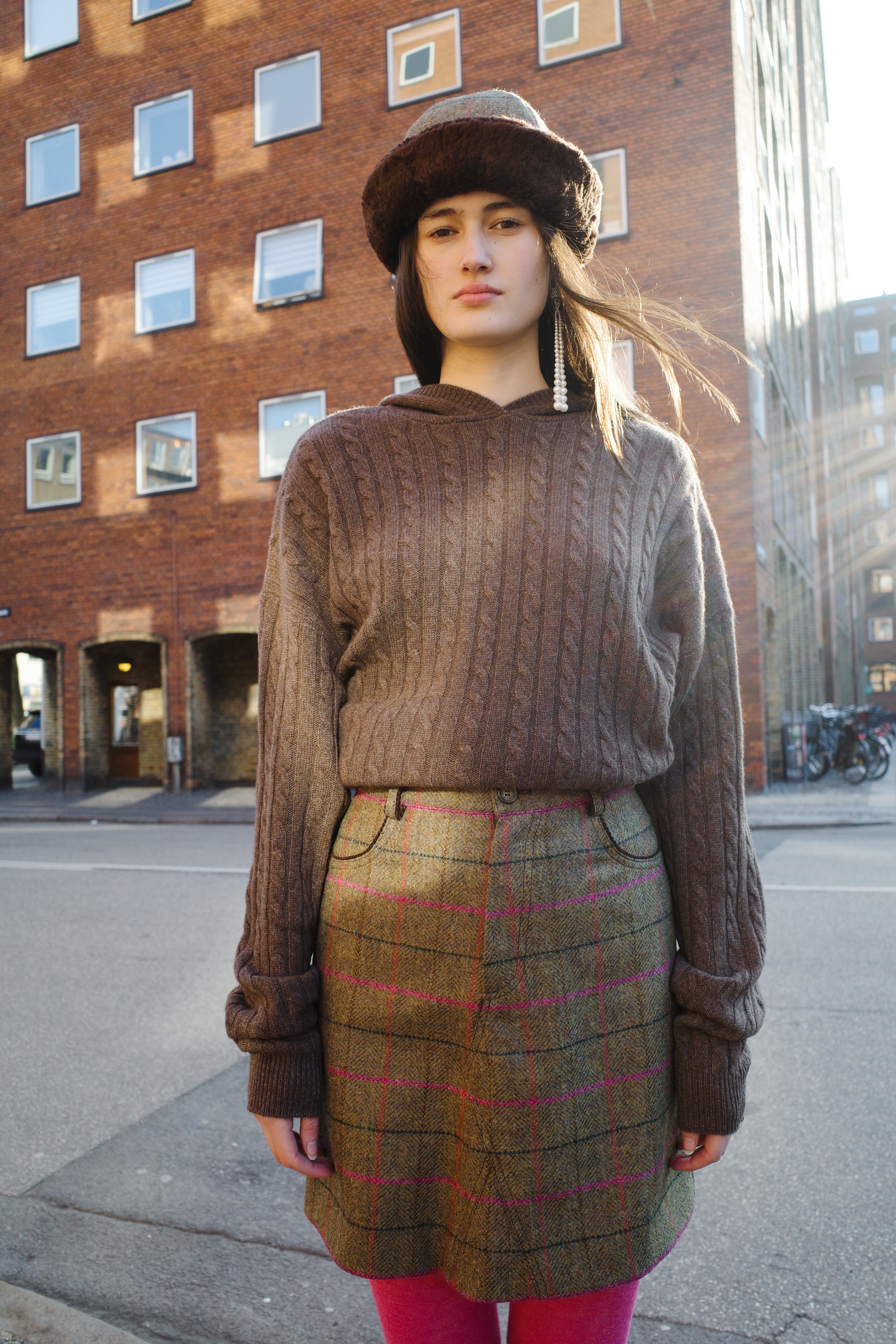 Nunu skirt - pink stripe