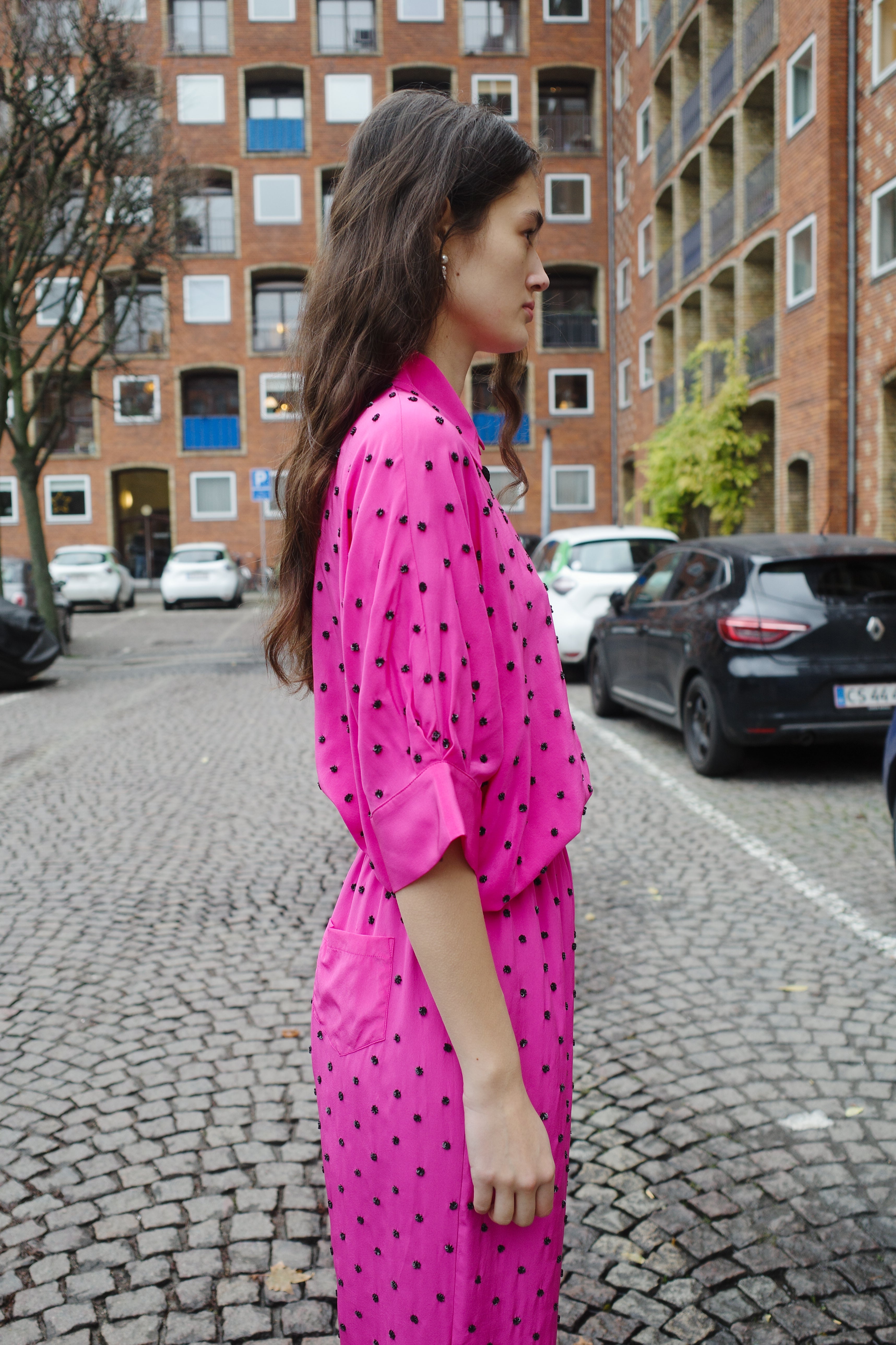 LISBETH BLOUSE SILK PINK