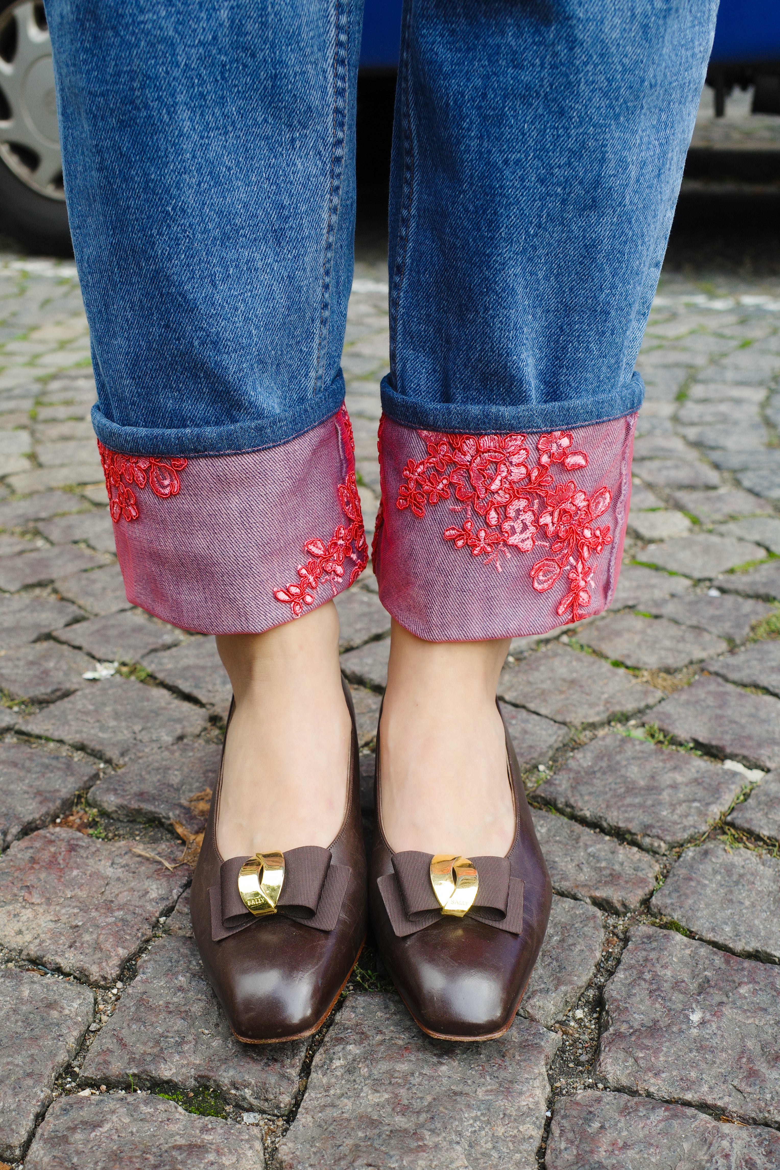 UPCYKLED denim jeans - one of a kind