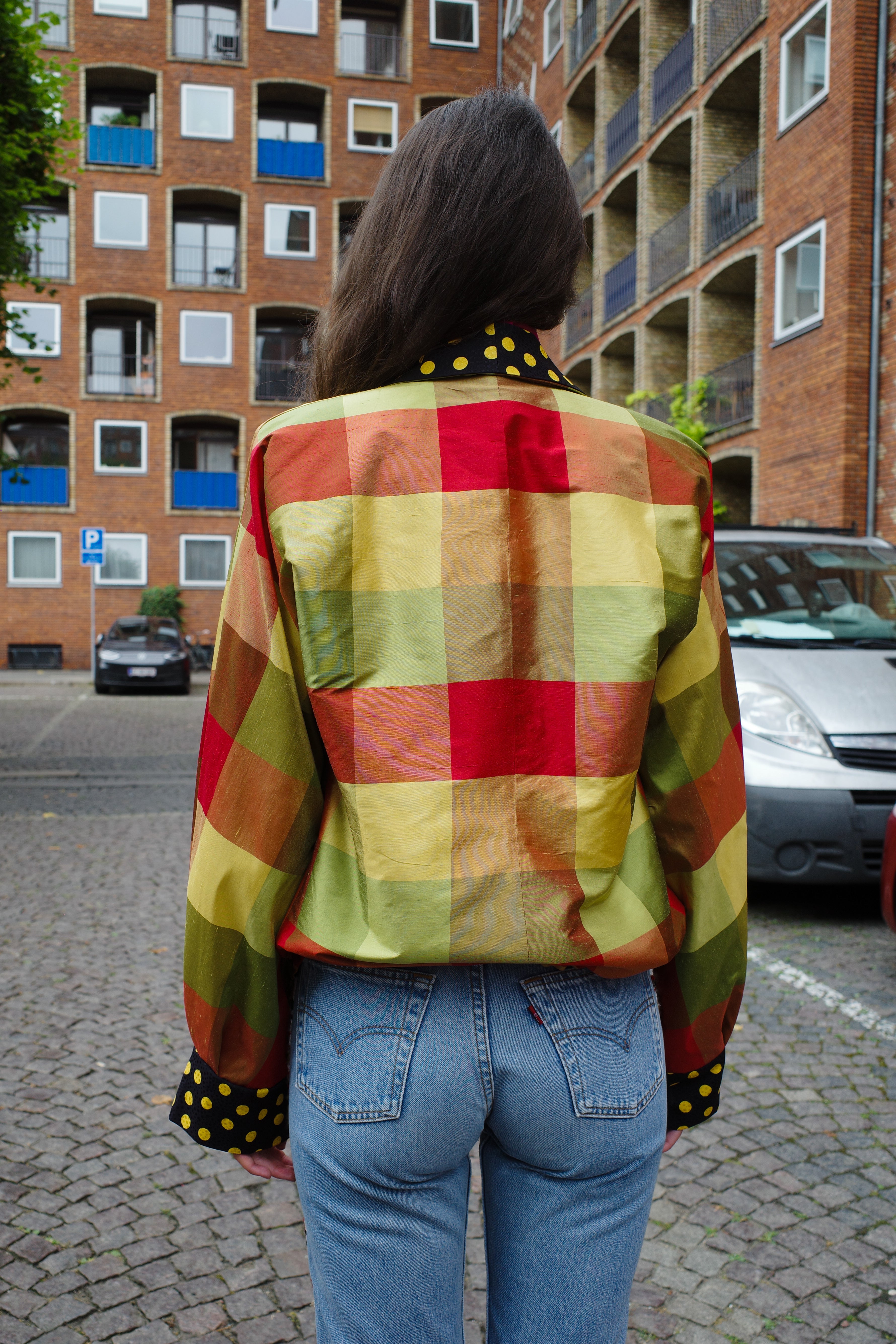 Sabine Silk bomber