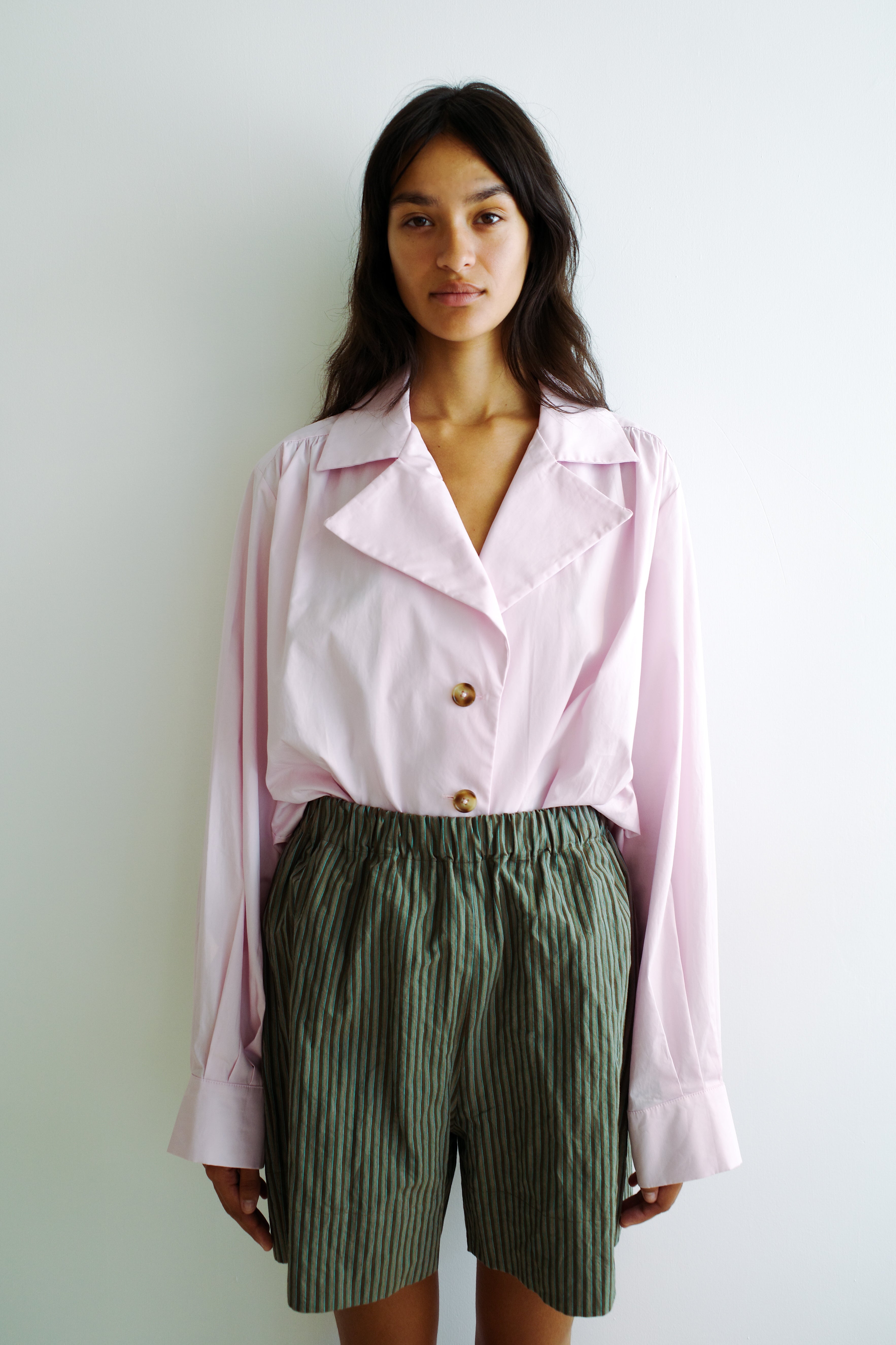 Bonsai Shirt - Pale Pink Poplin